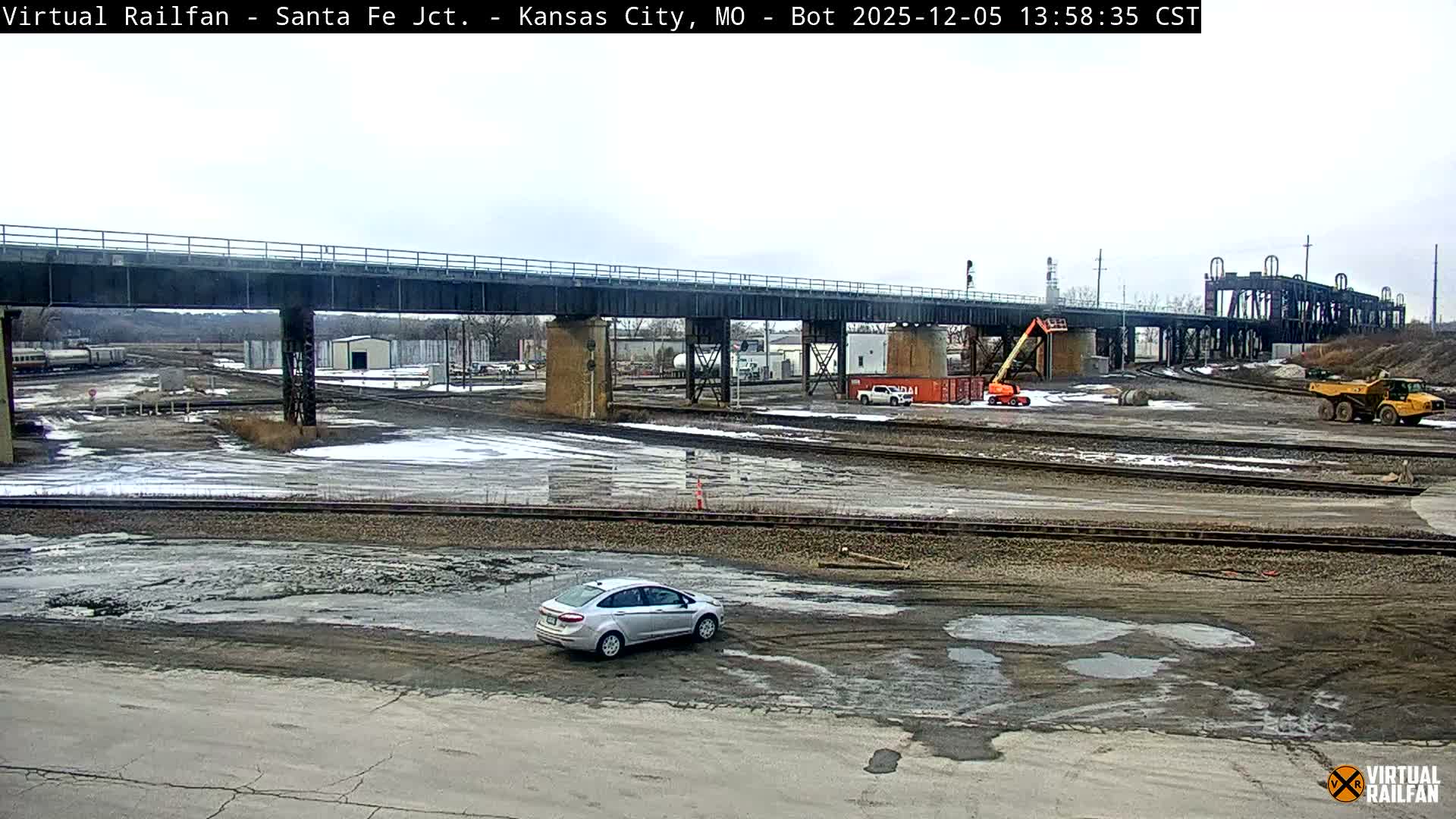 Kansas City Santa Fe Railway Junction Live Cam - Kansas City, Jackson, Missouri, USA 