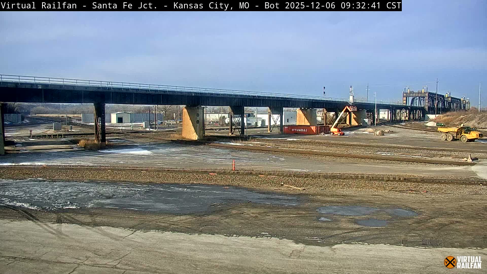 Kansas City Santa Fe Railway Junction Live Cam - Kansas City, Jackson, Missouri, USA 