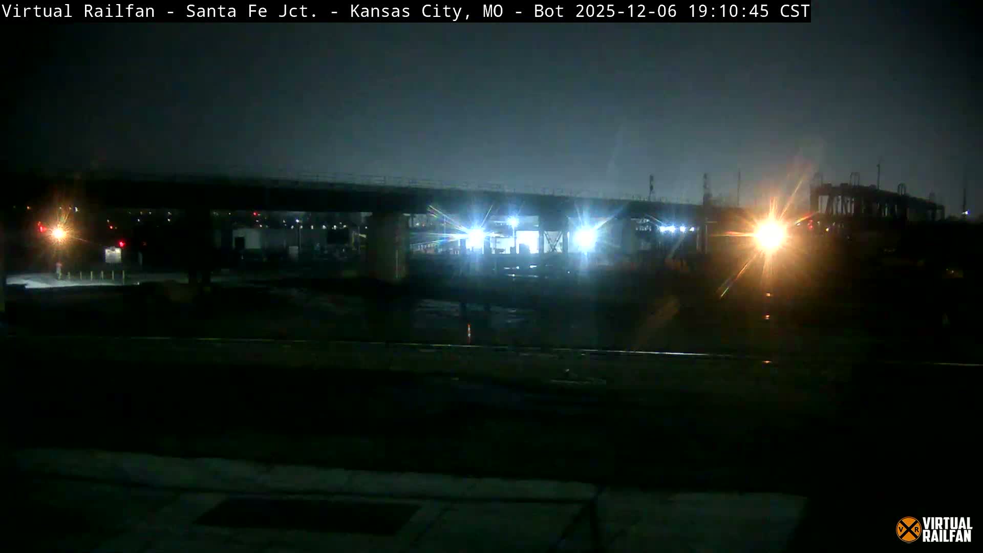 Kansas City Santa Fe Railway Junction Live Cam - Kansas City, Jackson, Missouri, USA 