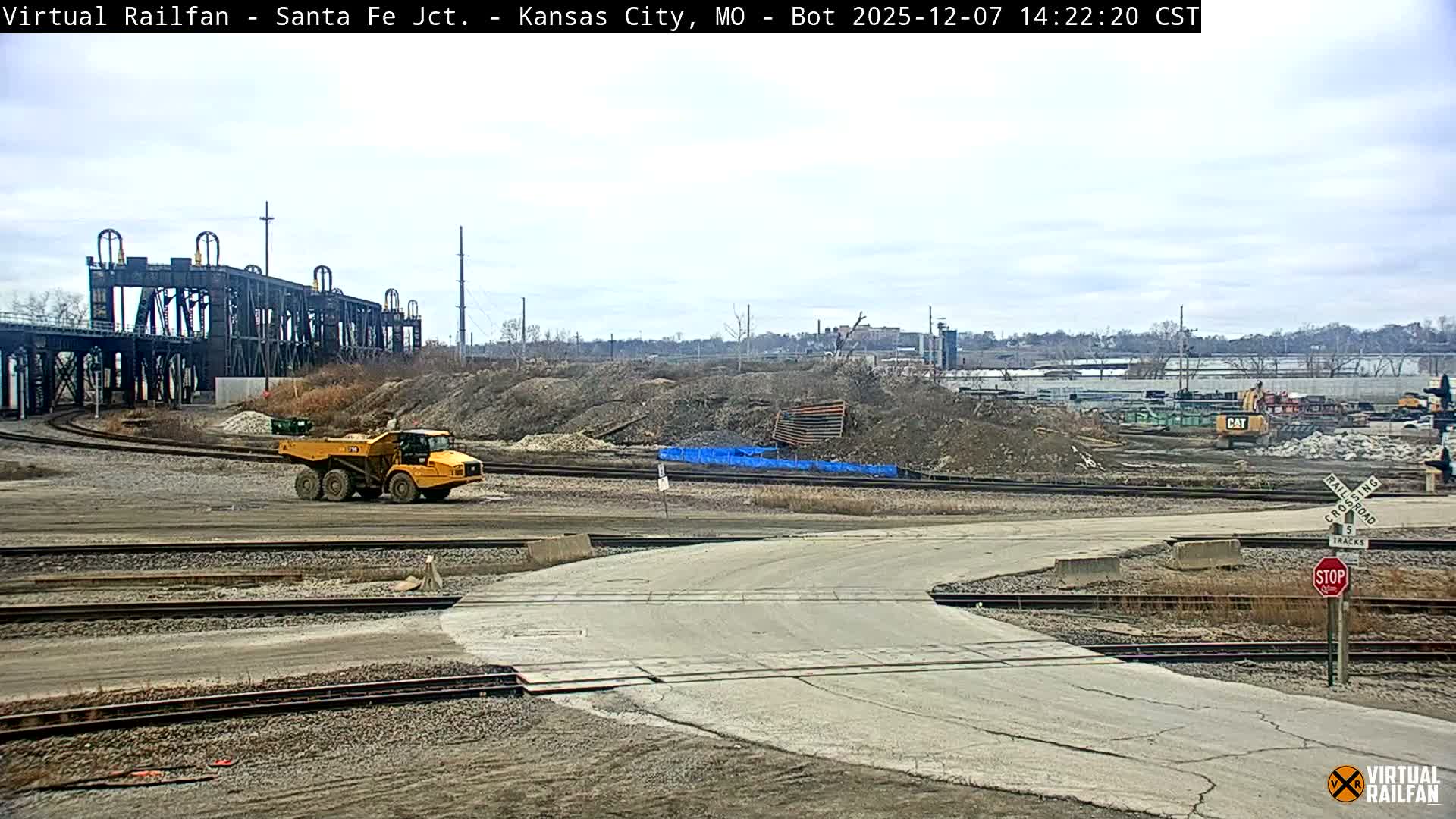 Kansas City Santa Fe Railway Junction Live Cam - Kansas City, Jackson, Missouri, USA 