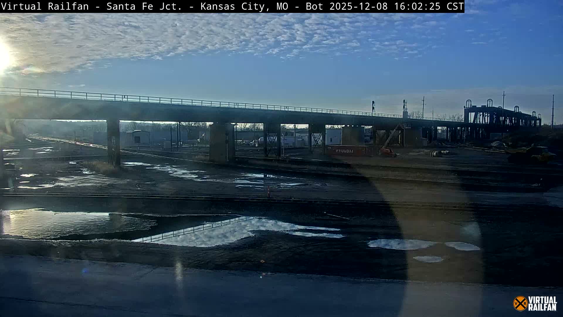 Kansas City Santa Fe Railway Junction Live Cam - Kansas City, Jackson, Missouri, USA 
