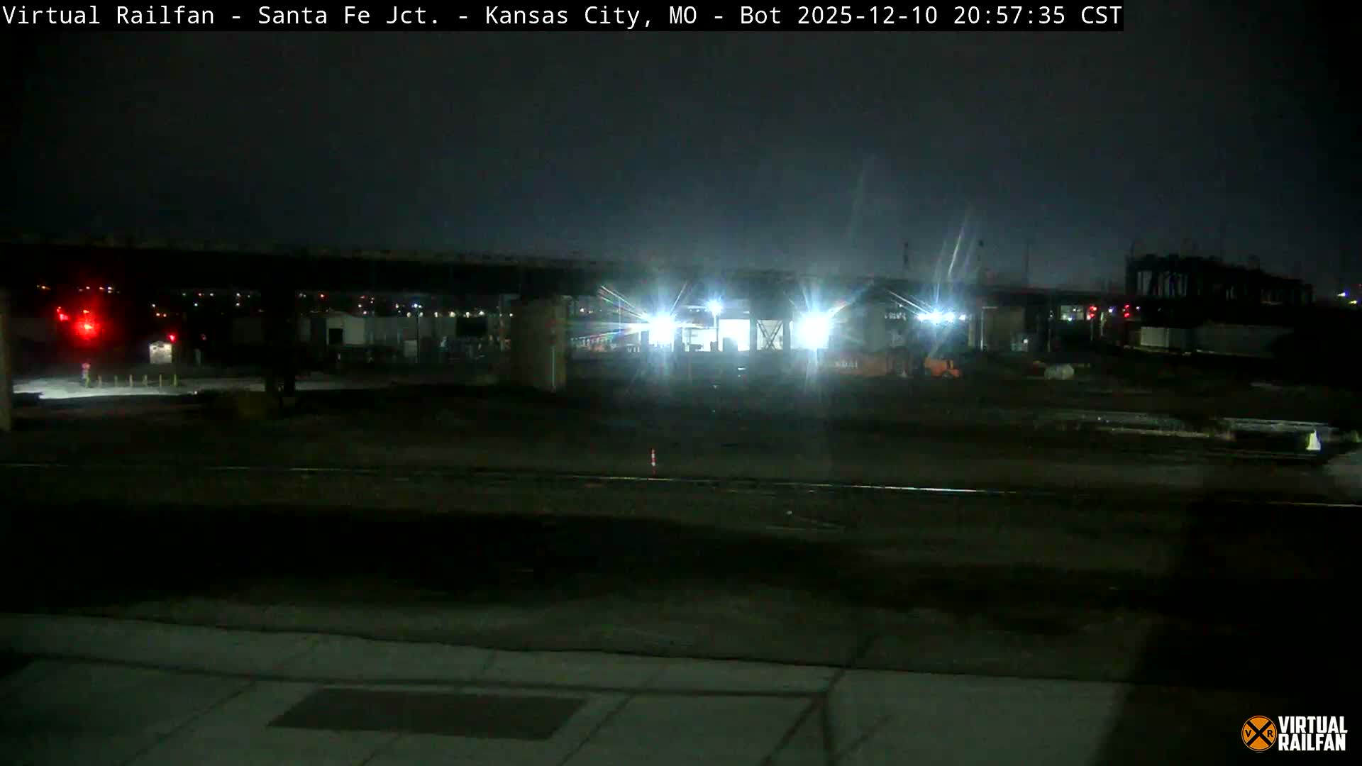 Kansas City Santa Fe Railway Junction Live Cam - Kansas City, Jackson, Missouri, USA 