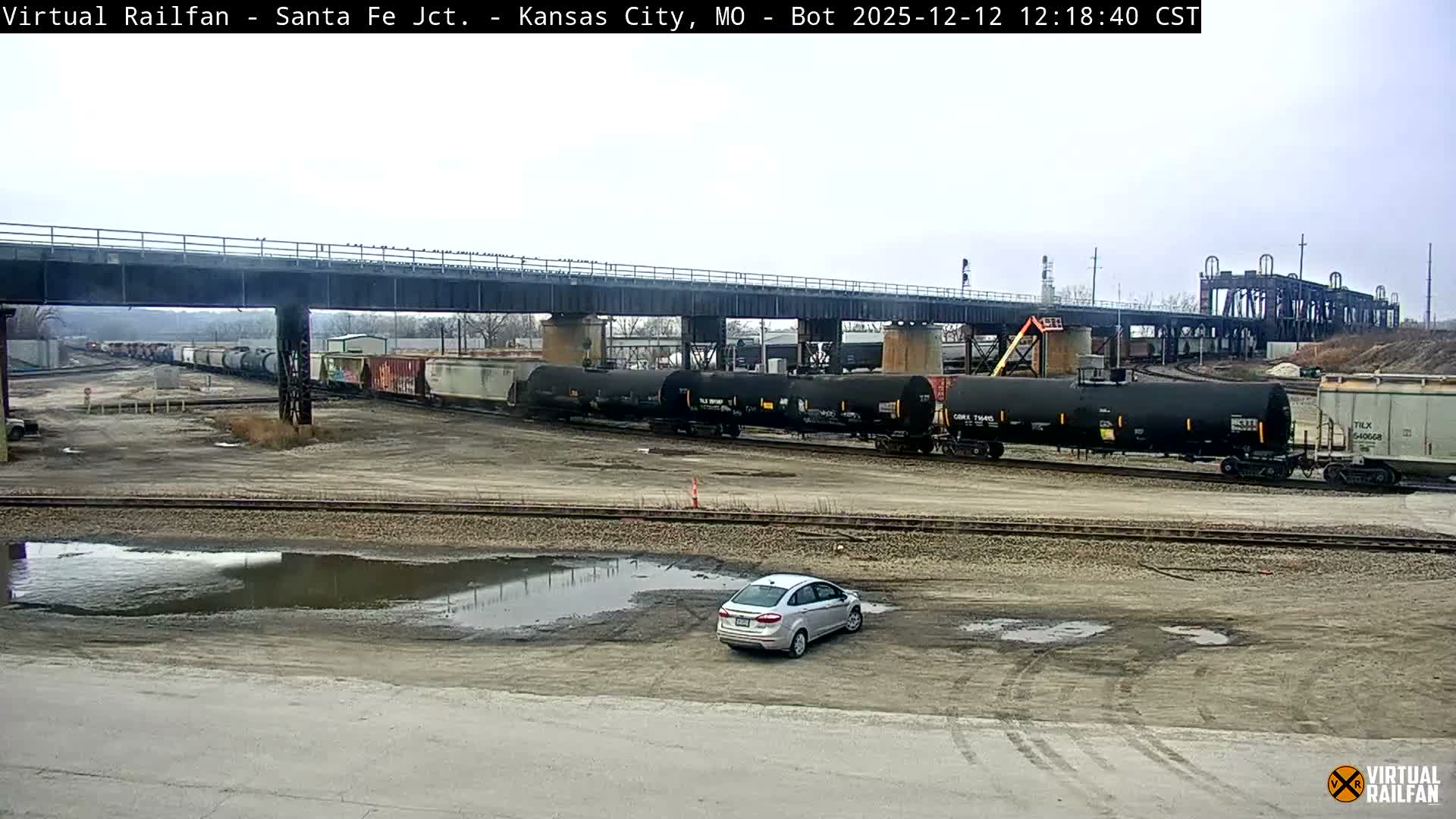Kansas City Santa Fe Railway Junction Live Cam - Kansas City, Jackson, Missouri, USA 