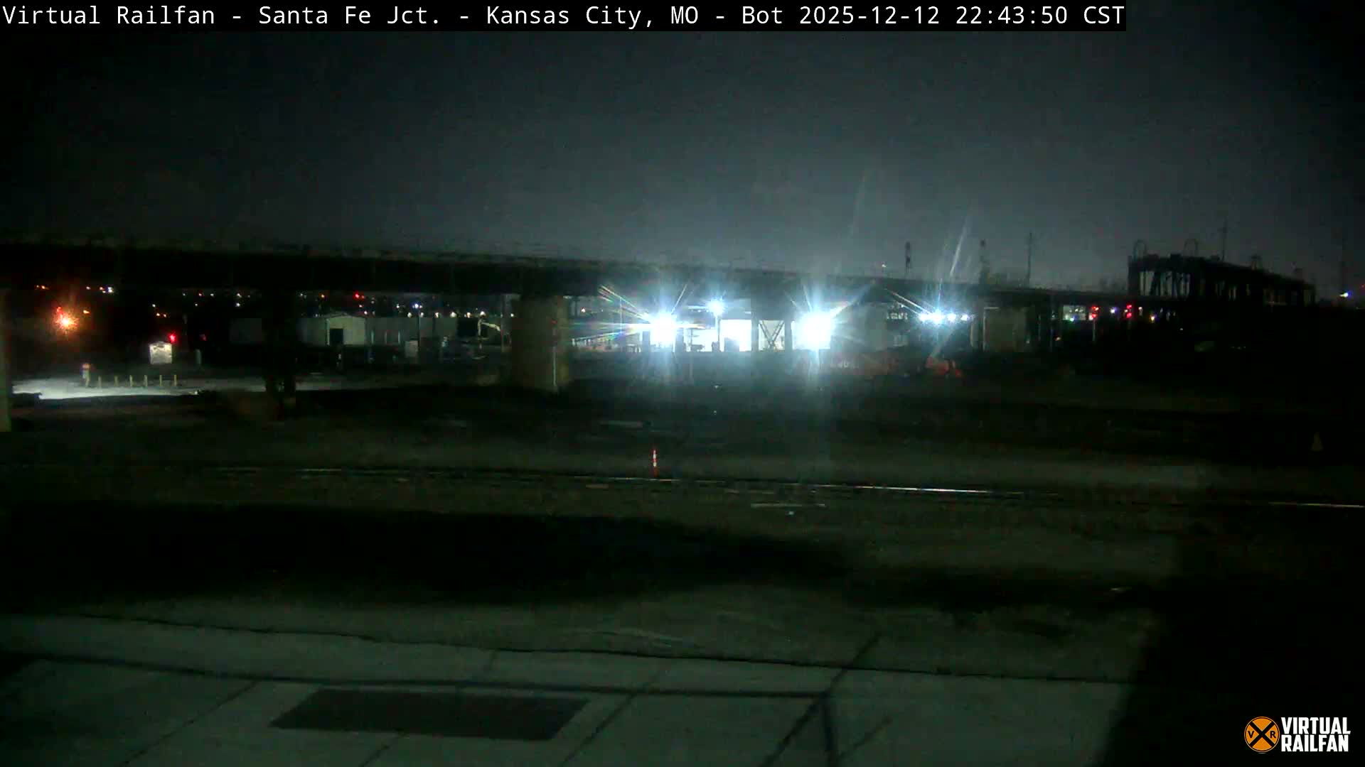 Kansas City Santa Fe Railway Junction Live Cam - Kansas City, Jackson, Missouri, USA 