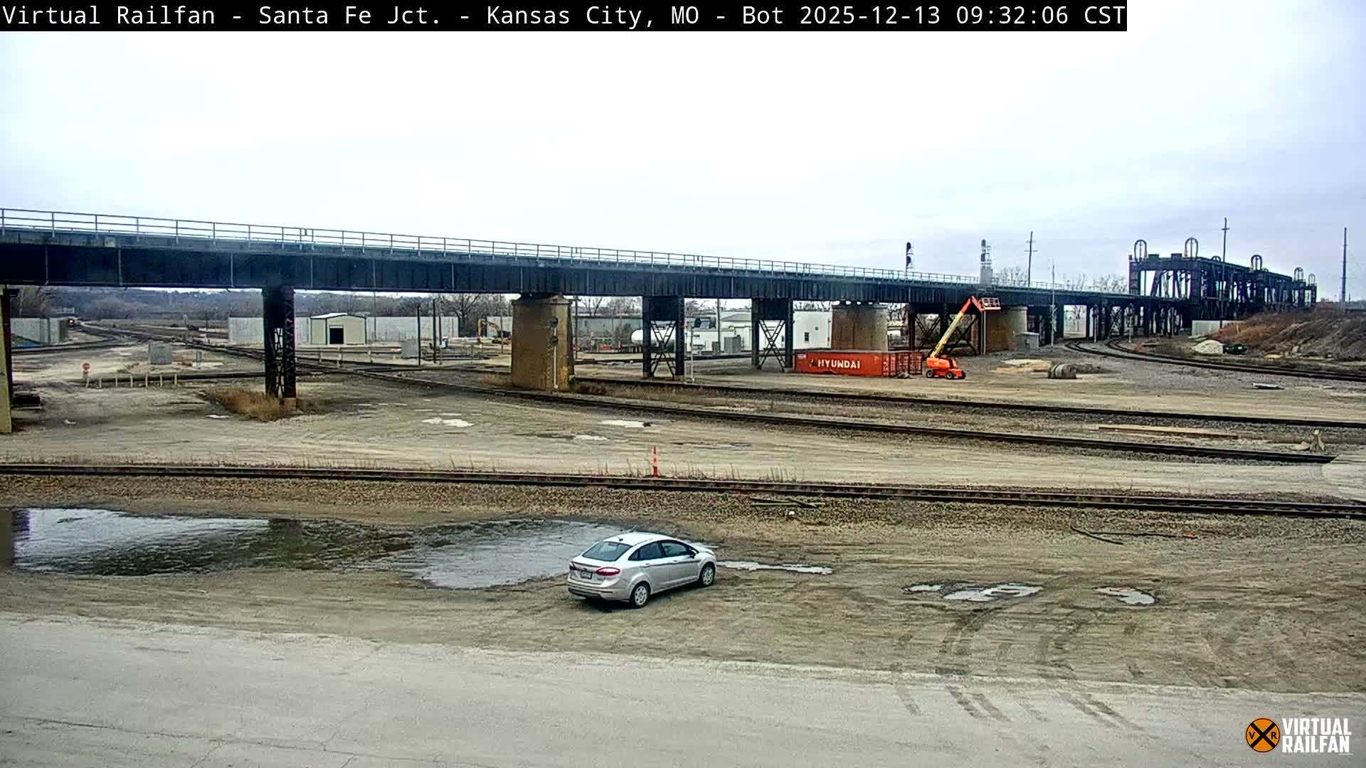 Kansas City Santa Fe Railway Junction Live Cam - Kansas City, Jackson, Missouri, USA 