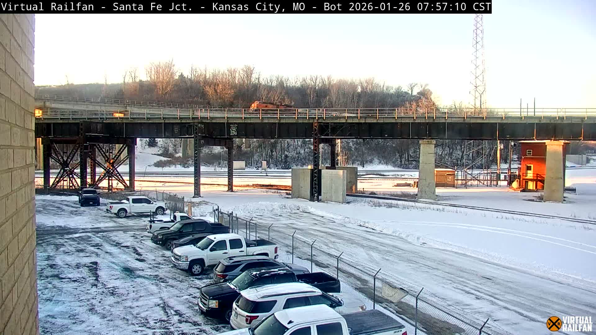 Kansas City Santa Fe Railway Junction Live Cam - Kansas City, Jackson, Missouri, USA 