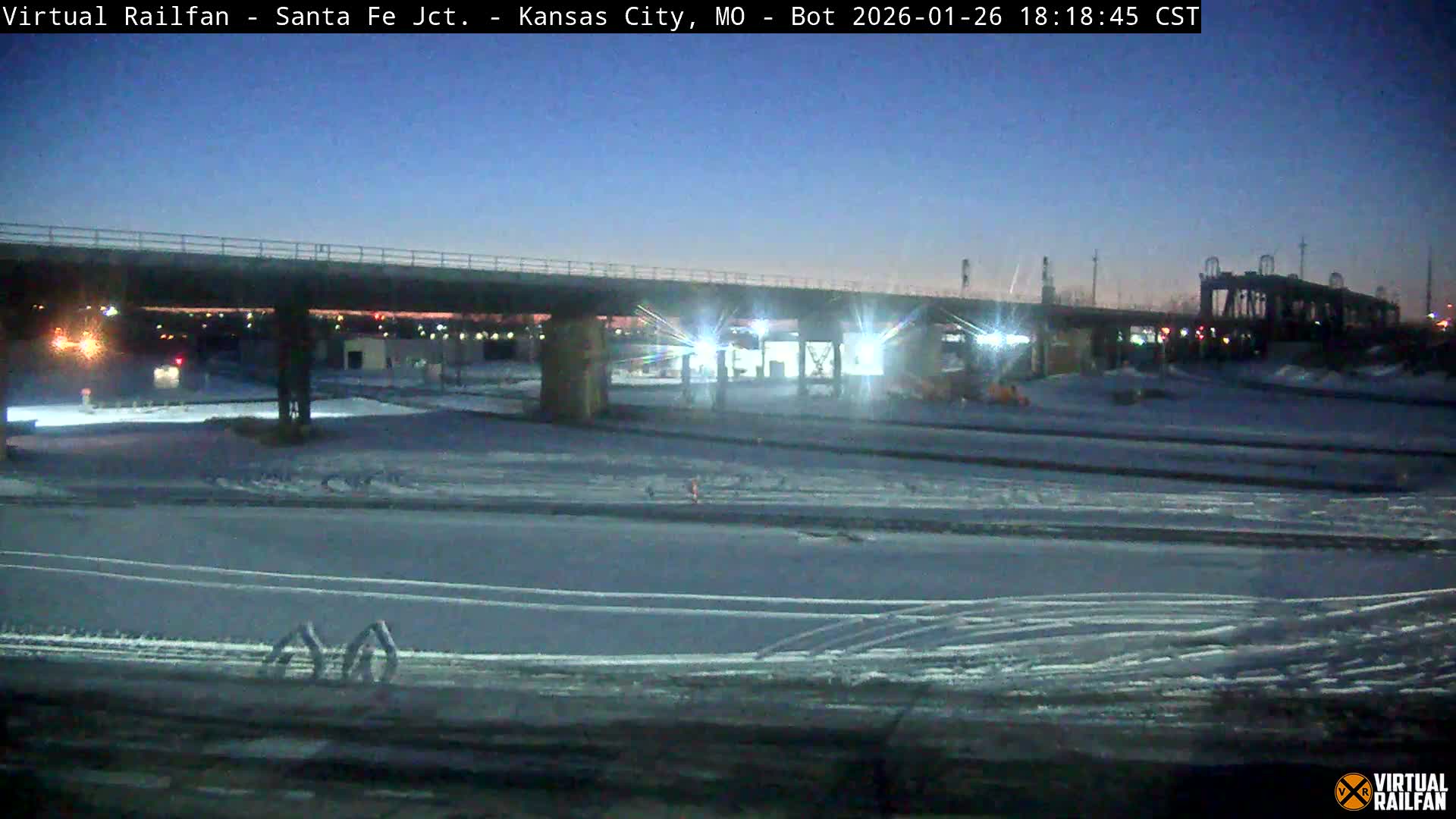 Kansas City Santa Fe Railway Junction Live Cam - Kansas City, Jackson, Missouri, USA 