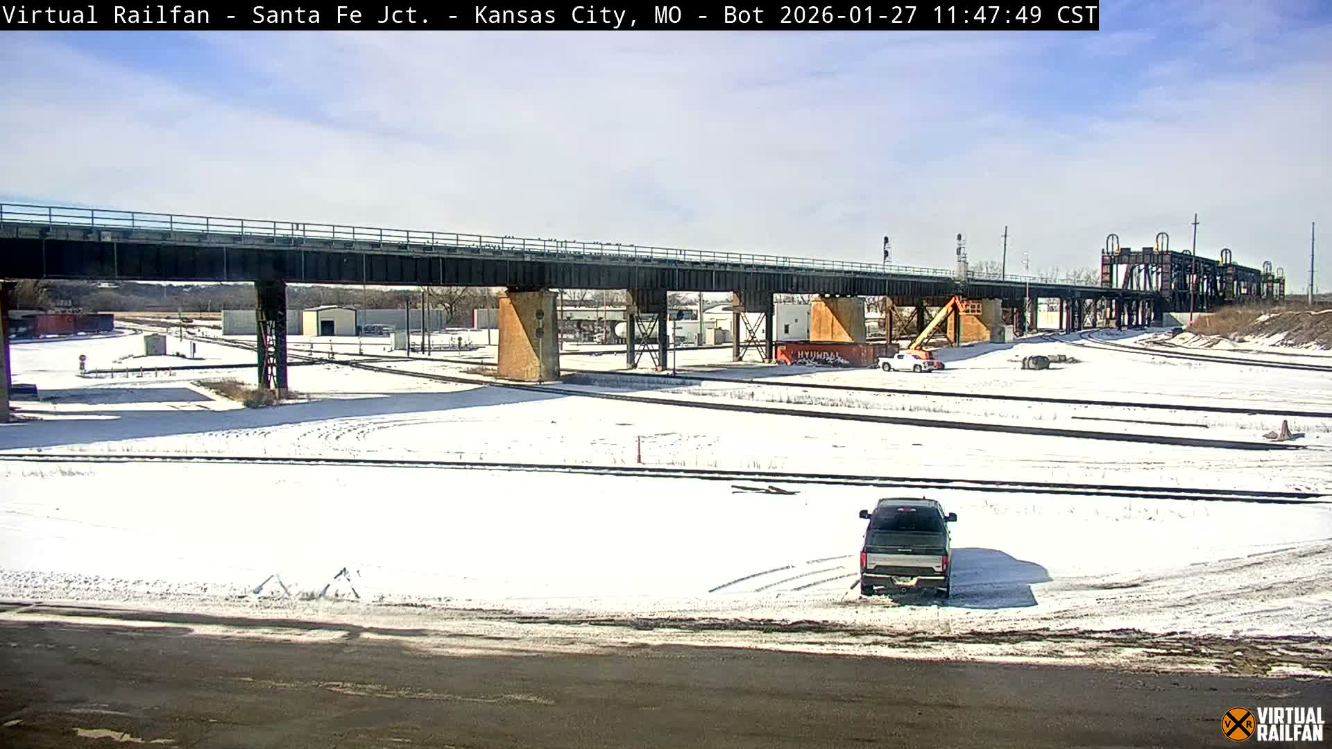 Kansas City Santa Fe Railway Junction Live Cam - Kansas City, Jackson, Missouri, USA 