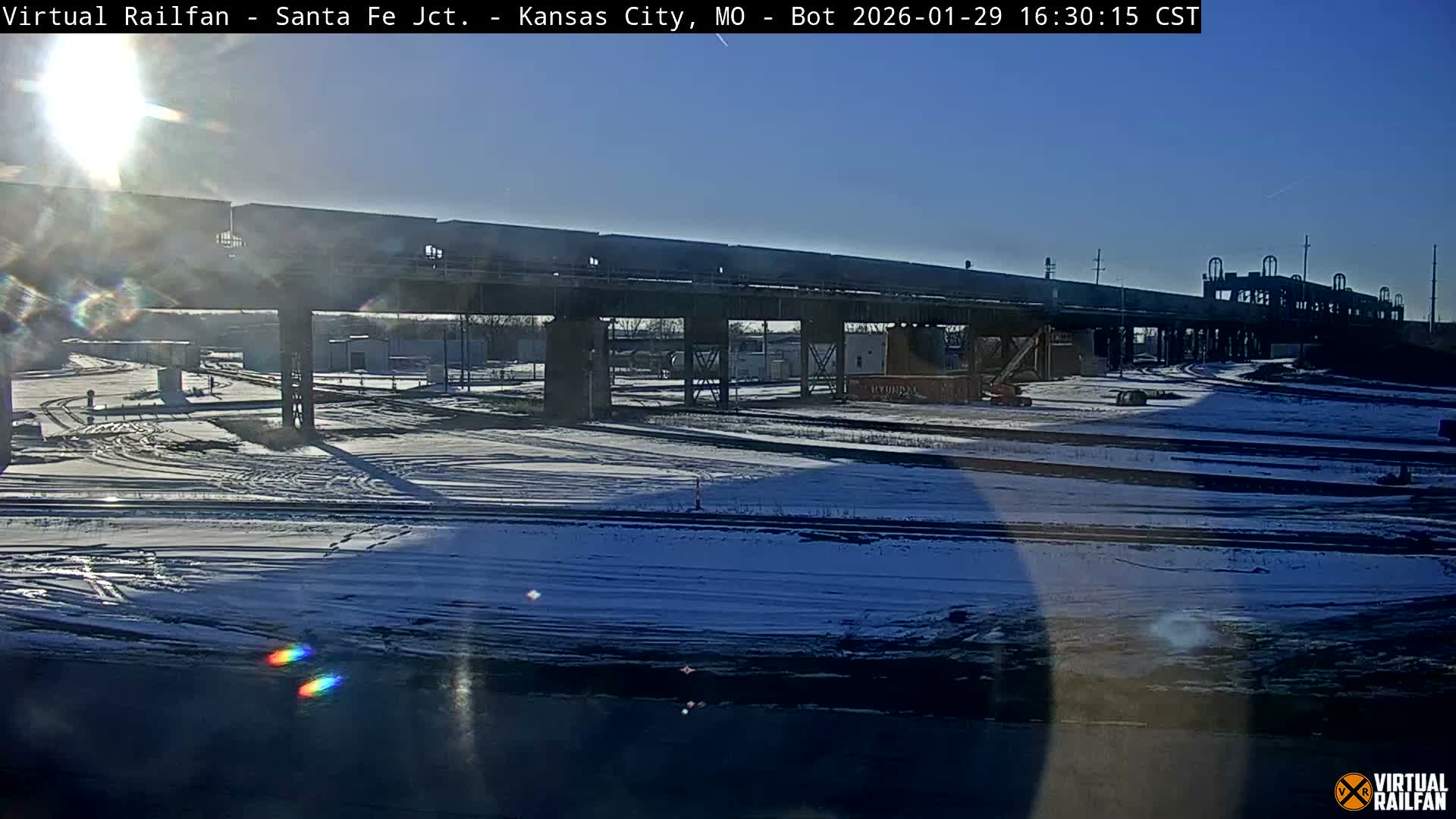 Kansas City Santa Fe Railway Junction Live Cam - Kansas City, Jackson, Missouri, USA 