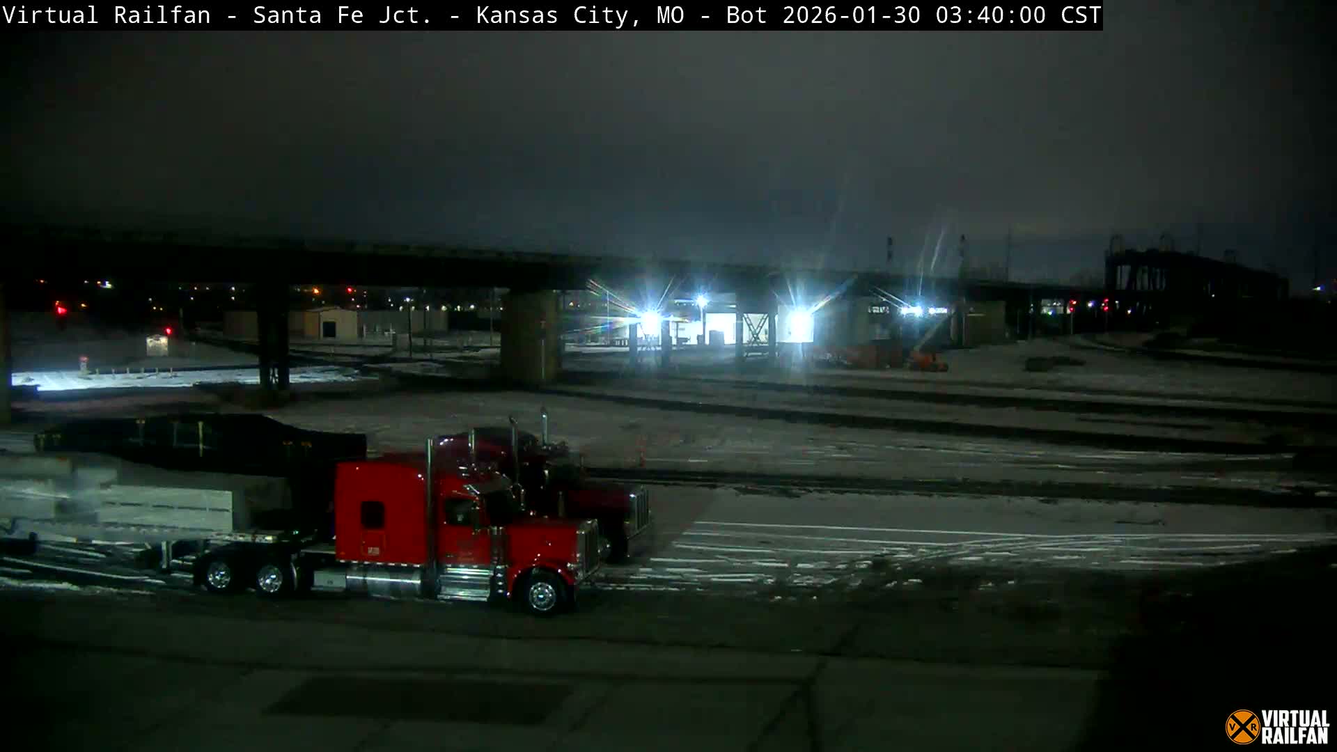 Kansas City Santa Fe Railway Junction Live Cam - Kansas City, Jackson, Missouri, USA 