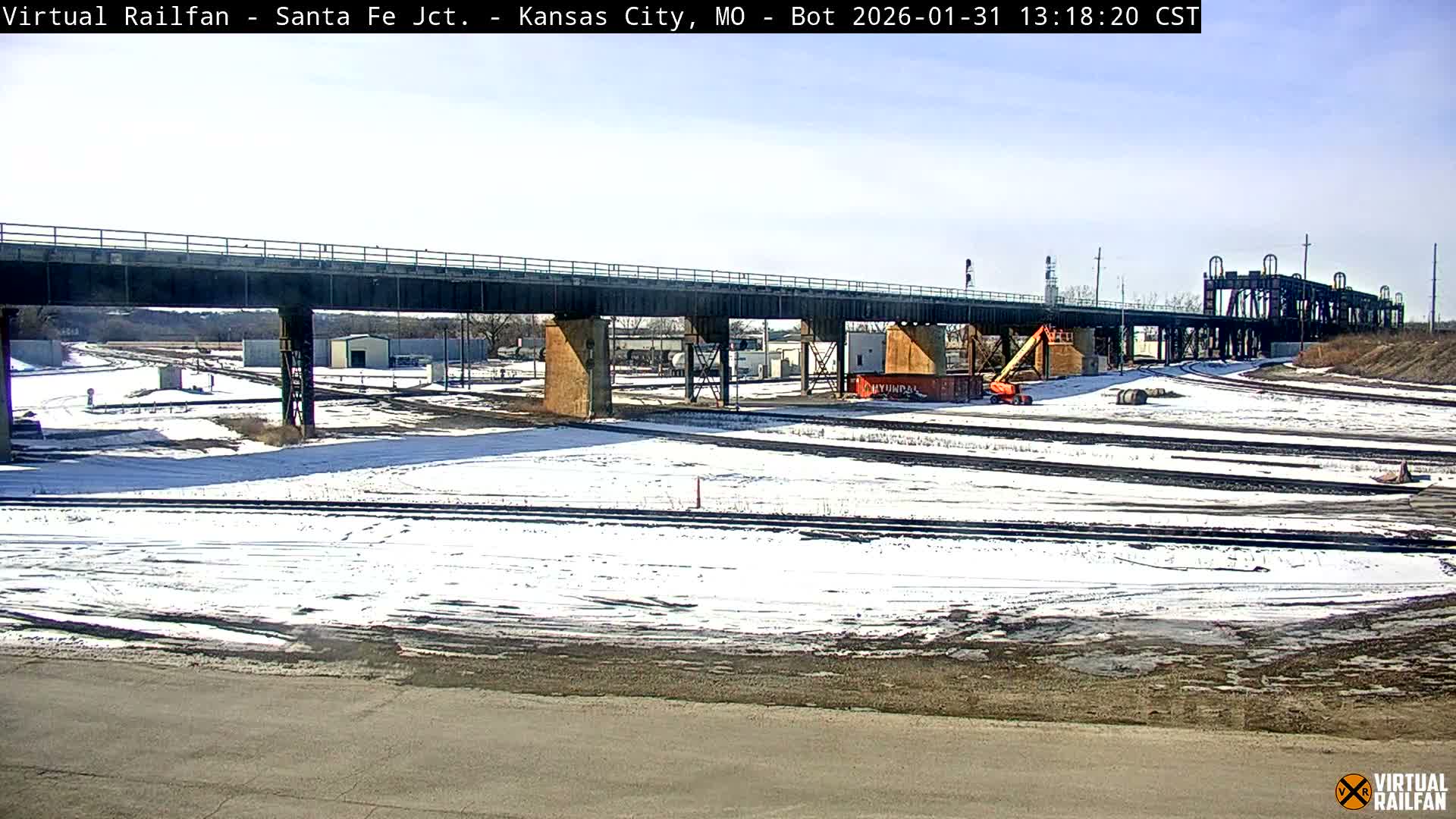 Kansas City Santa Fe Railway Junction Live Cam - Kansas City, Jackson, Missouri, USA 