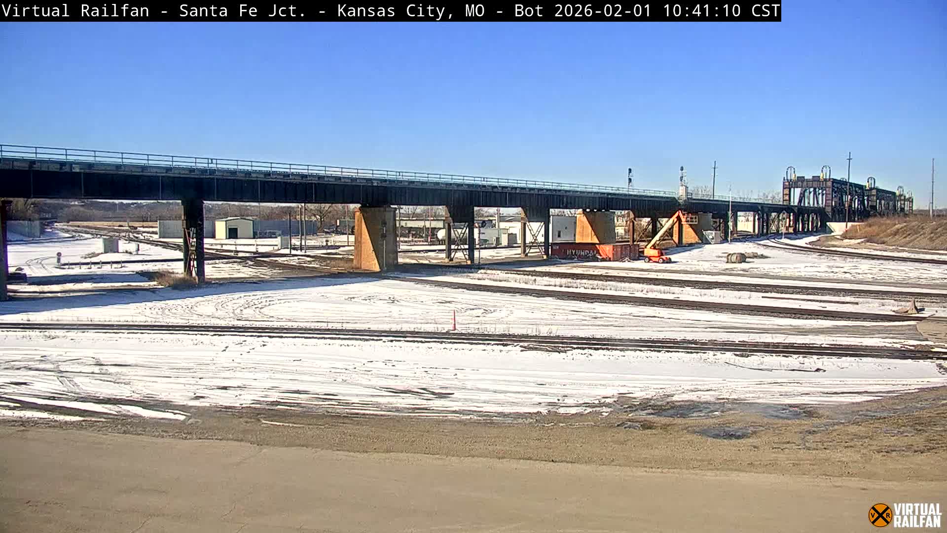 Kansas City Santa Fe Railway Junction Live Cam - Kansas City, Jackson, Missouri, USA 
