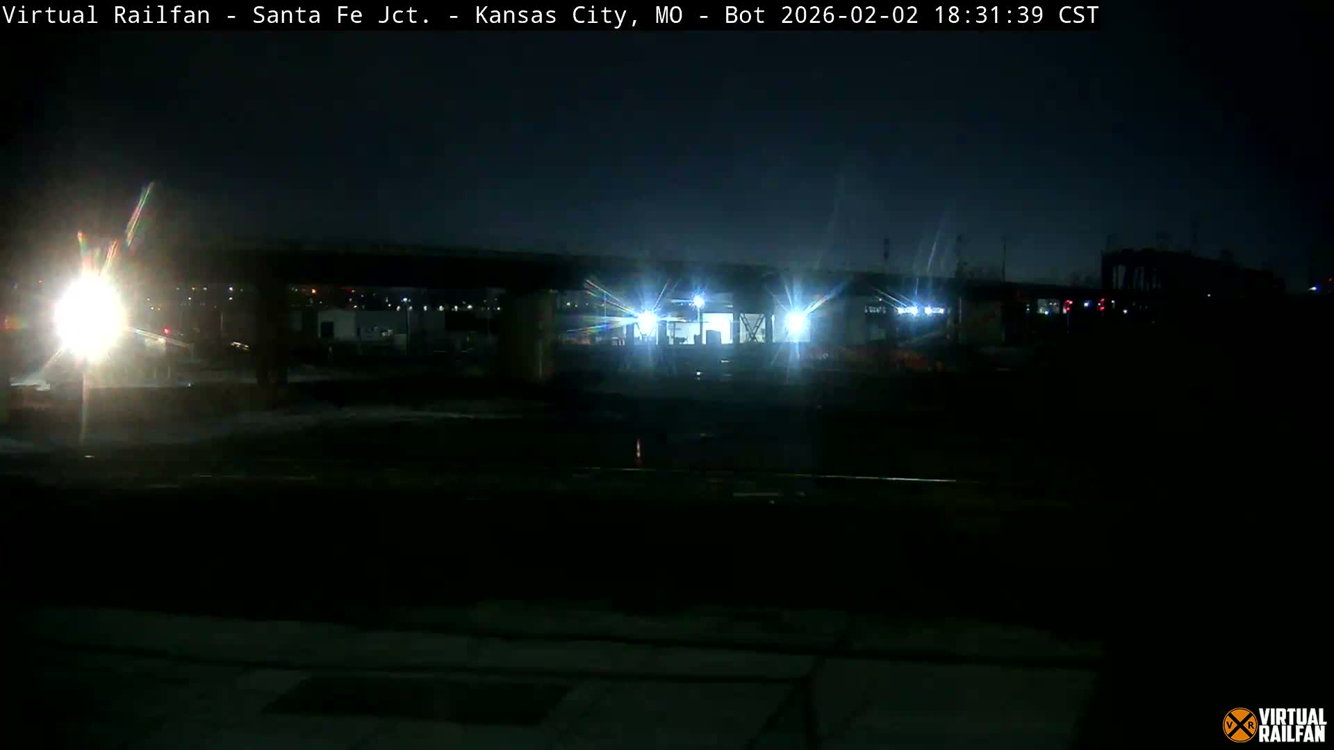 Kansas City Santa Fe Railway Junction Live Cam - Kansas City, Jackson, Missouri, USA 