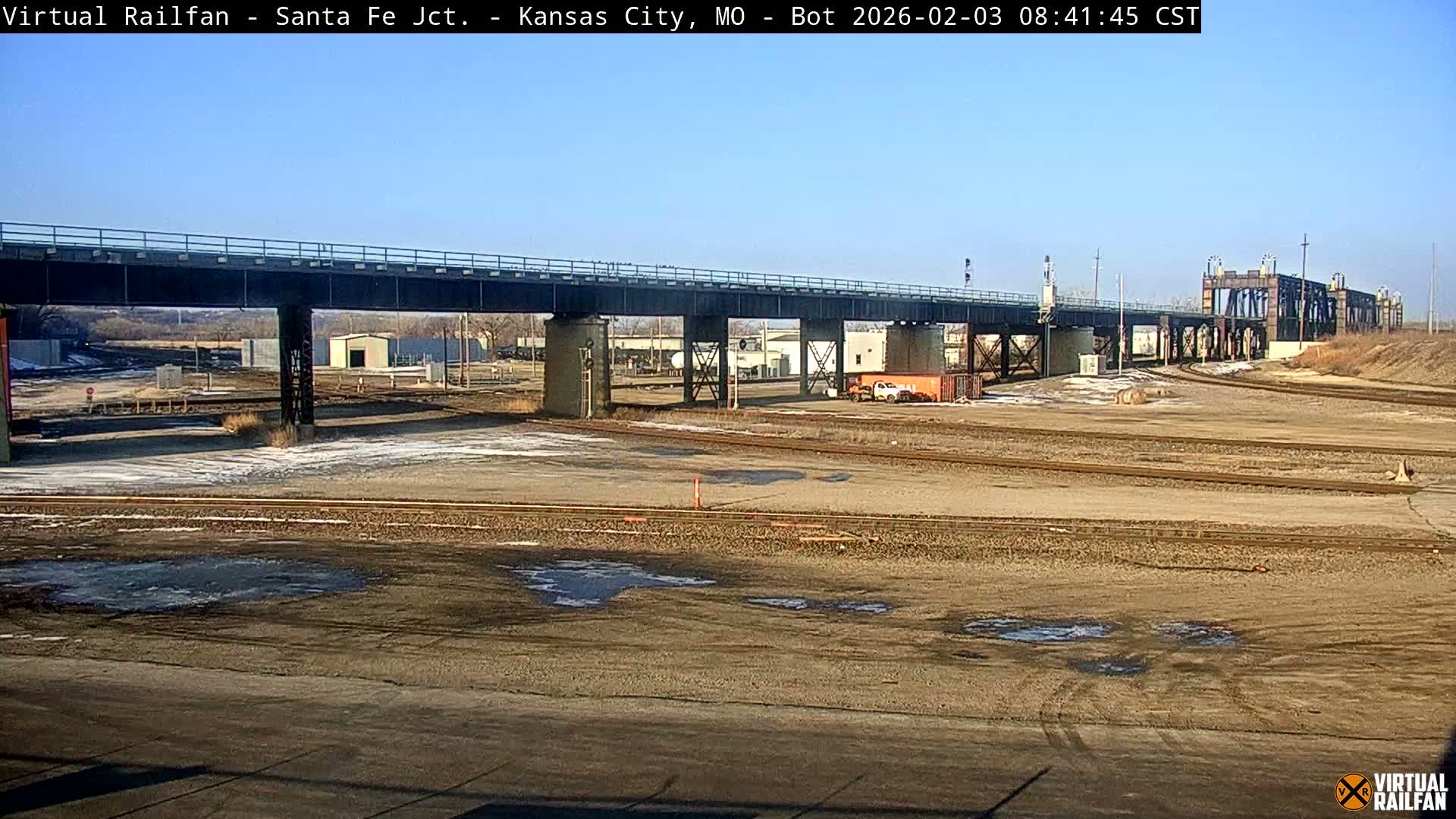 Kansas City Santa Fe Railway Junction Live Cam - Kansas City, Jackson, Missouri, USA 