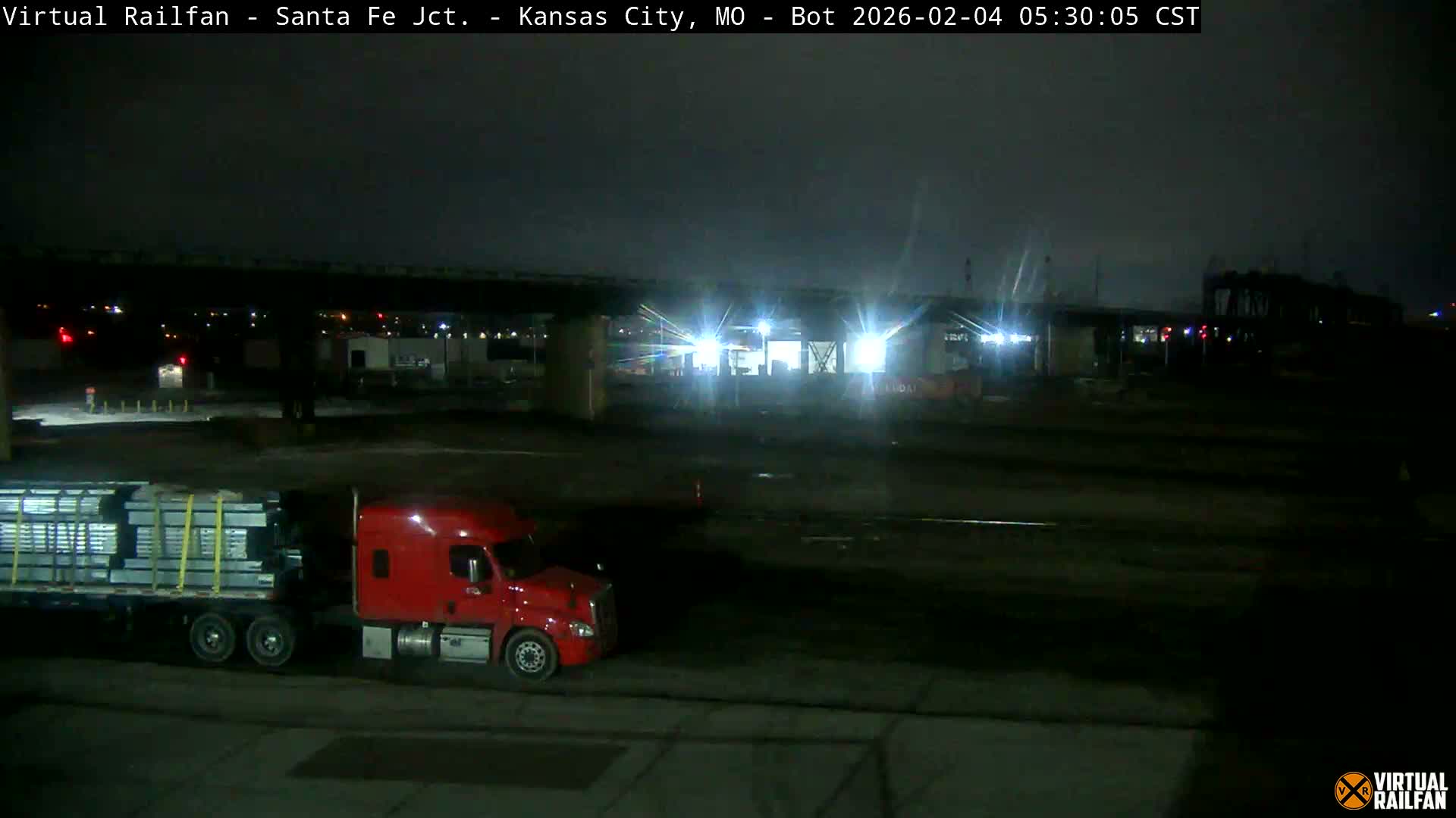 Kansas City Santa Fe Railway Junction Live Cam - Kansas City, Jackson, Missouri, USA 