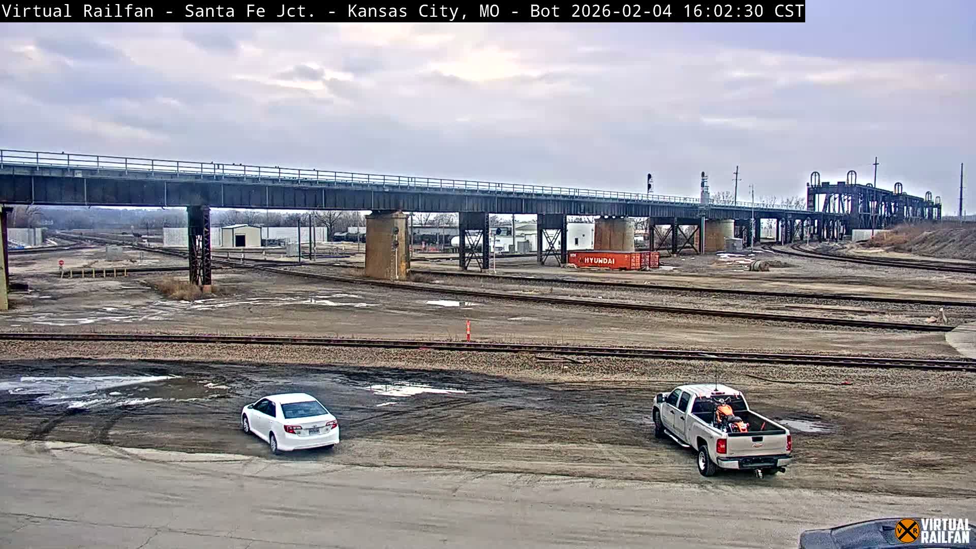 Kansas City Santa Fe Railway Junction Live Cam - Kansas City, Jackson, Missouri, USA 
