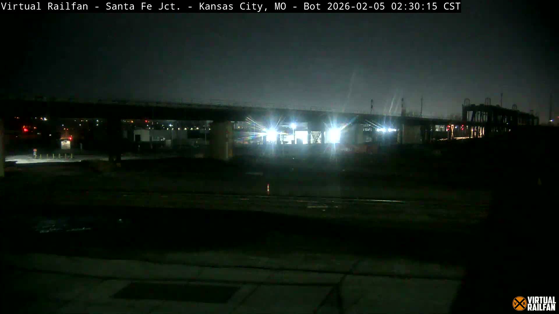 Kansas City Santa Fe Railway Junction Live Cam - Kansas City, Jackson, Missouri, USA 