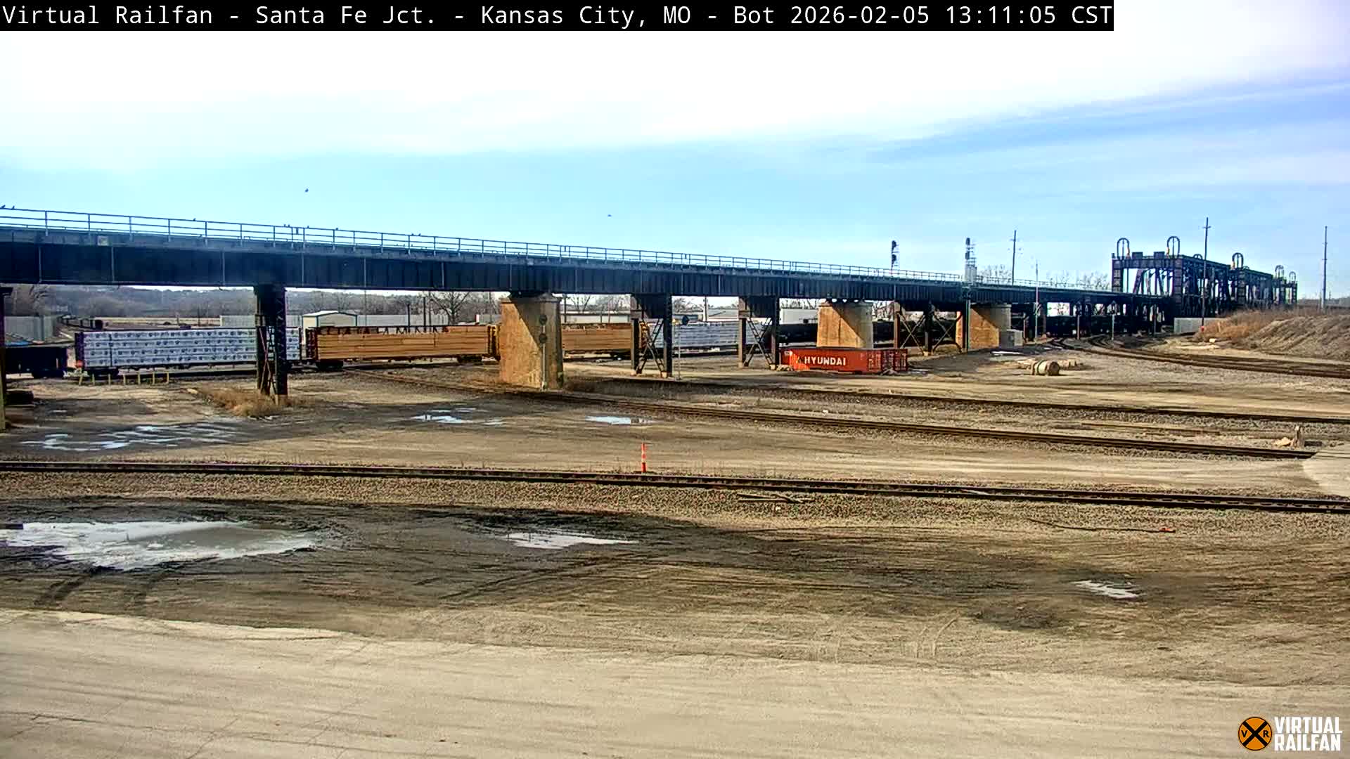 Kansas City Santa Fe Railway Junction Live Cam - Kansas City, Jackson, Missouri, USA 