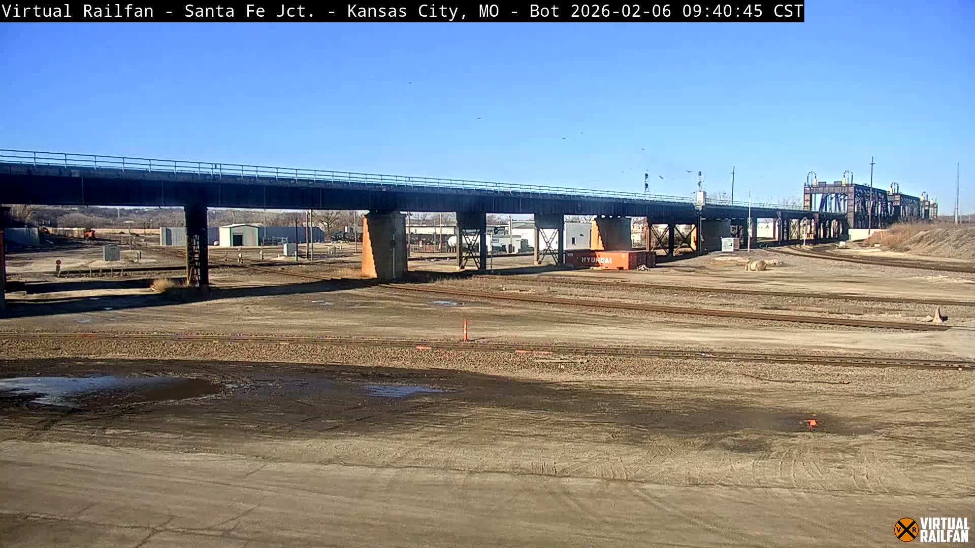 Kansas City Santa Fe Railway Junction Live Cam - Kansas City, Jackson, Missouri, USA 