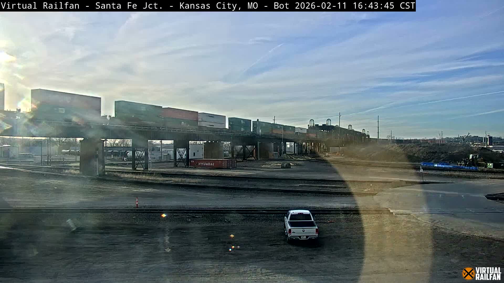 Kansas City Santa Fe Railway Junction Live Cam - Kansas City, Jackson, Missouri, USA 