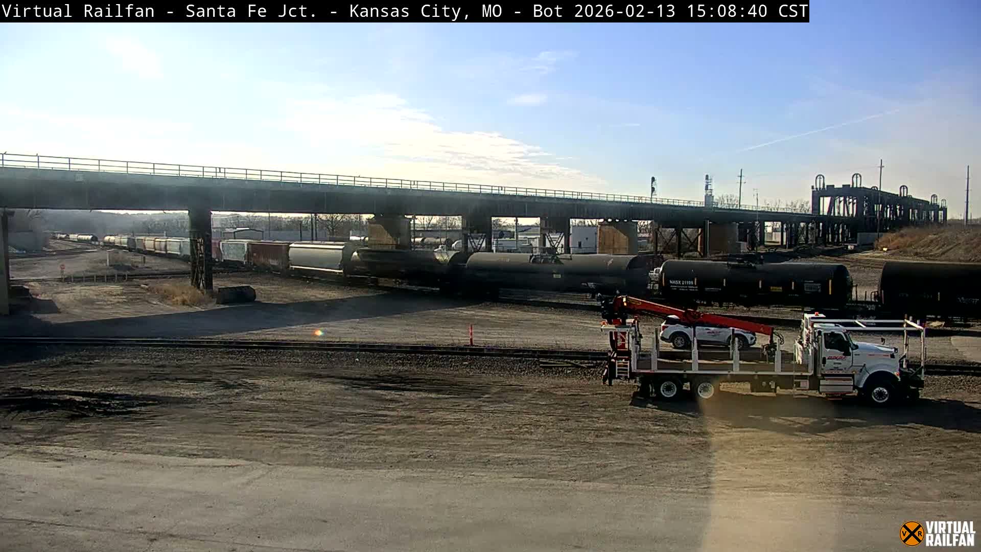 Kansas City Santa Fe Railway Junction Live Cam - Kansas City, Jackson, Missouri, USA 