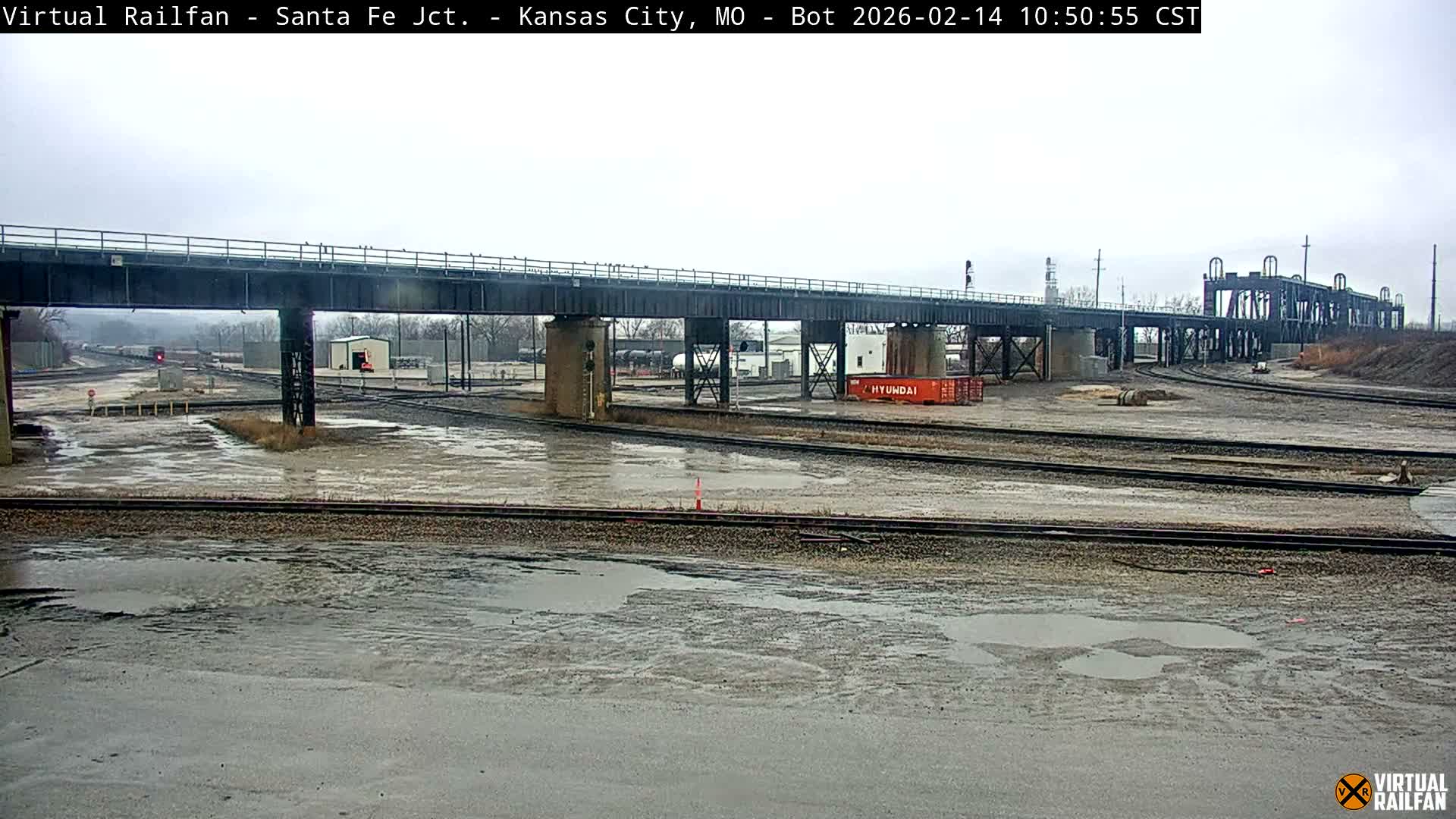 Kansas City Santa Fe Railway Junction Live Cam - Kansas City, Jackson, Missouri, USA 