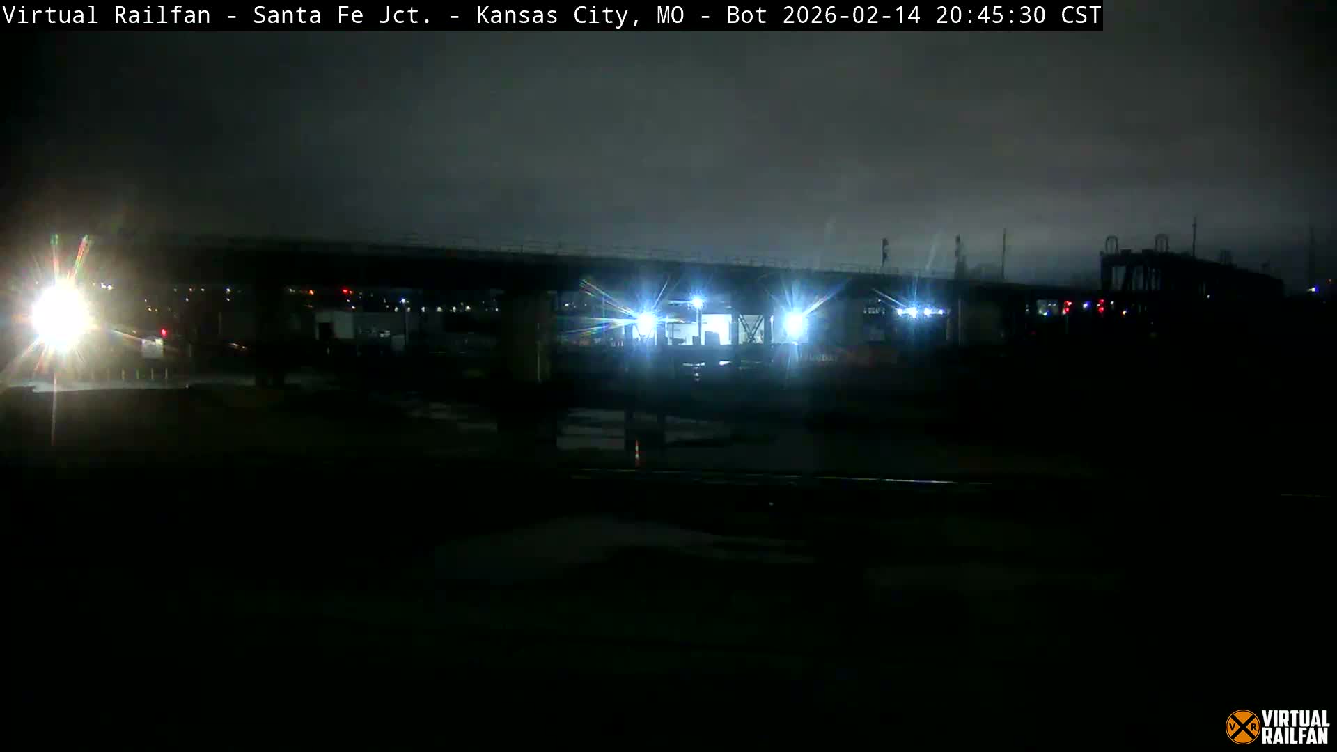 Kansas City Santa Fe Railway Junction Live Cam - Kansas City, Jackson, Missouri, USA 