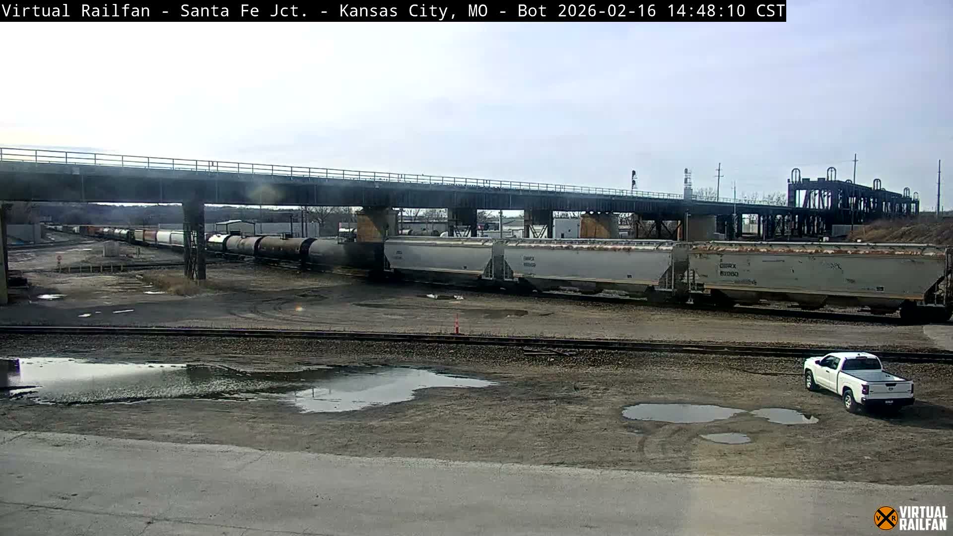 Kansas City Santa Fe Railway Junction Live Cam - Kansas City, Jackson, Missouri, USA 