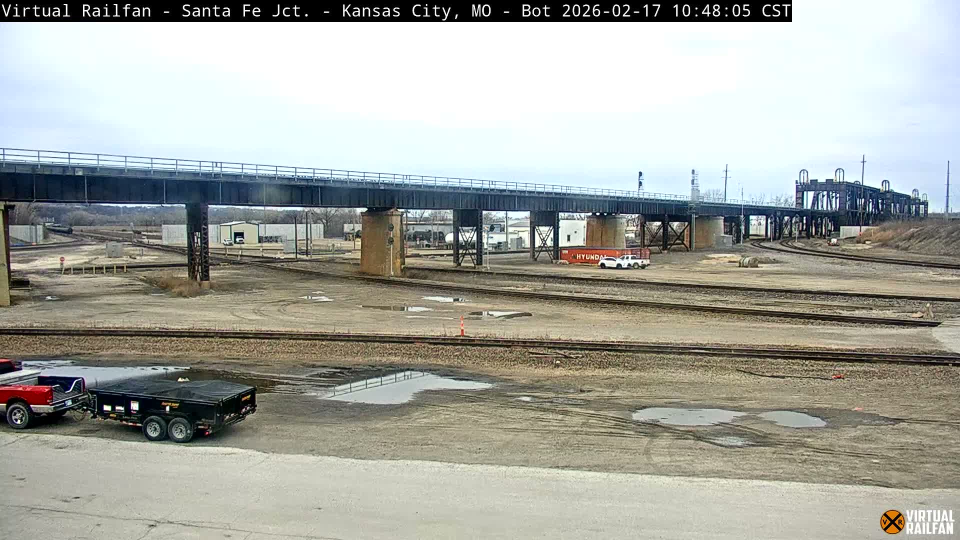 Kansas City Santa Fe Railway Junction Live Cam - Kansas City, Jackson, Missouri, USA 