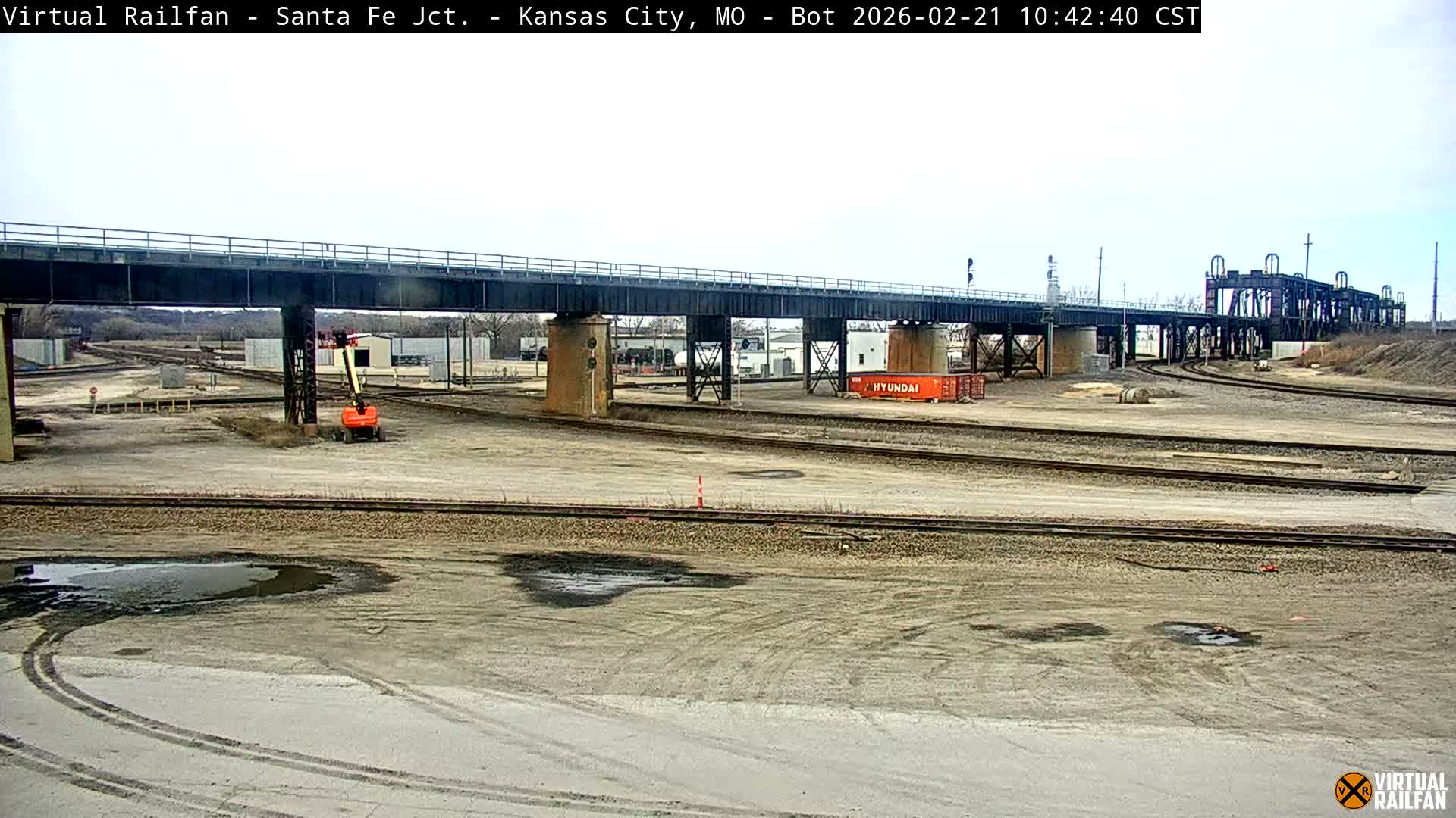 Kansas City Santa Fe Railway Junction Live Cam - Kansas City, Jackson, Missouri, USA 