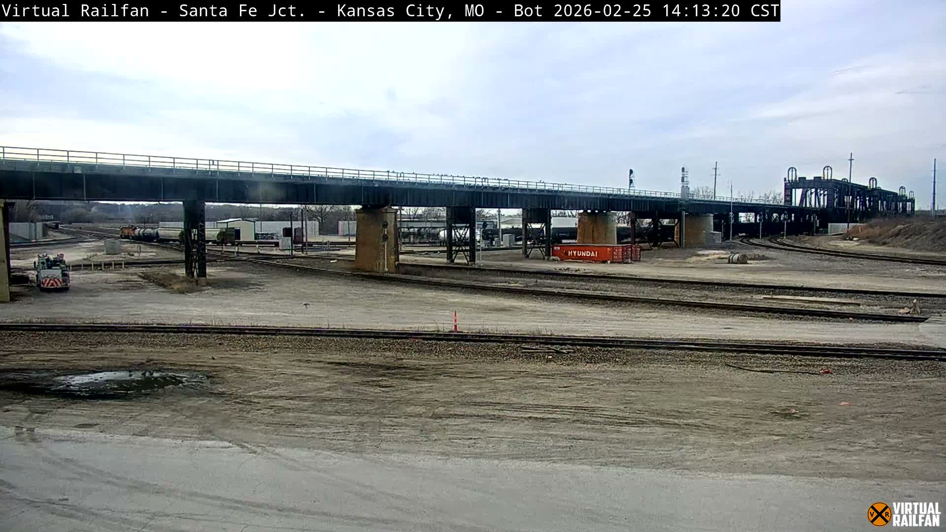 Kansas City Santa Fe Railway Junction Live Cam - Kansas City, Jackson, Missouri, USA 