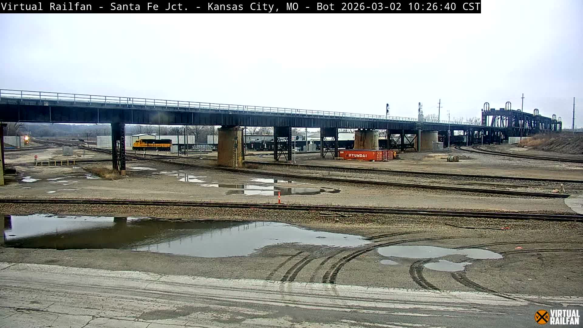 Kansas City Santa Fe Railway Junction Live Cam - Kansas City, Jackson, Missouri, USA 