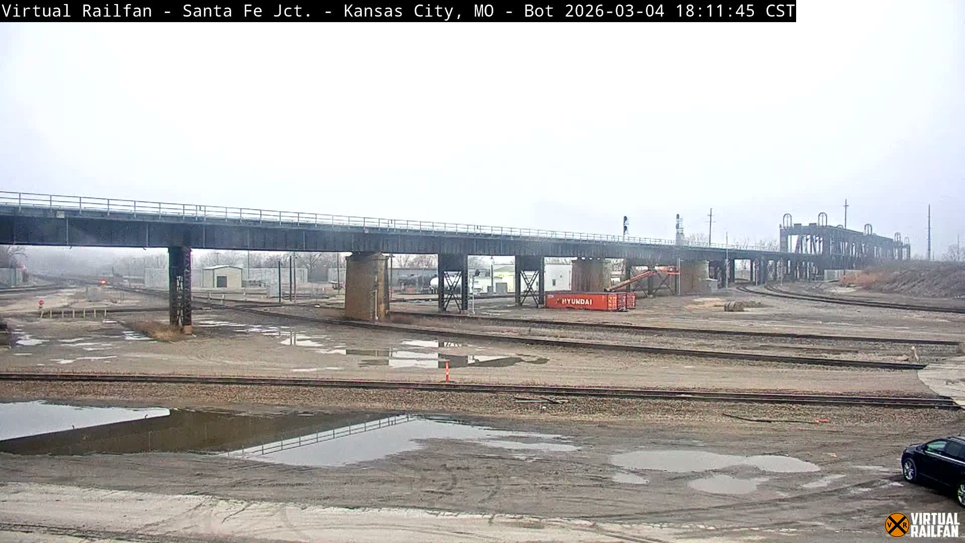 Kansas City Santa Fe Railway Junction Live Cam - Kansas City, Jackson, Missouri, USA 