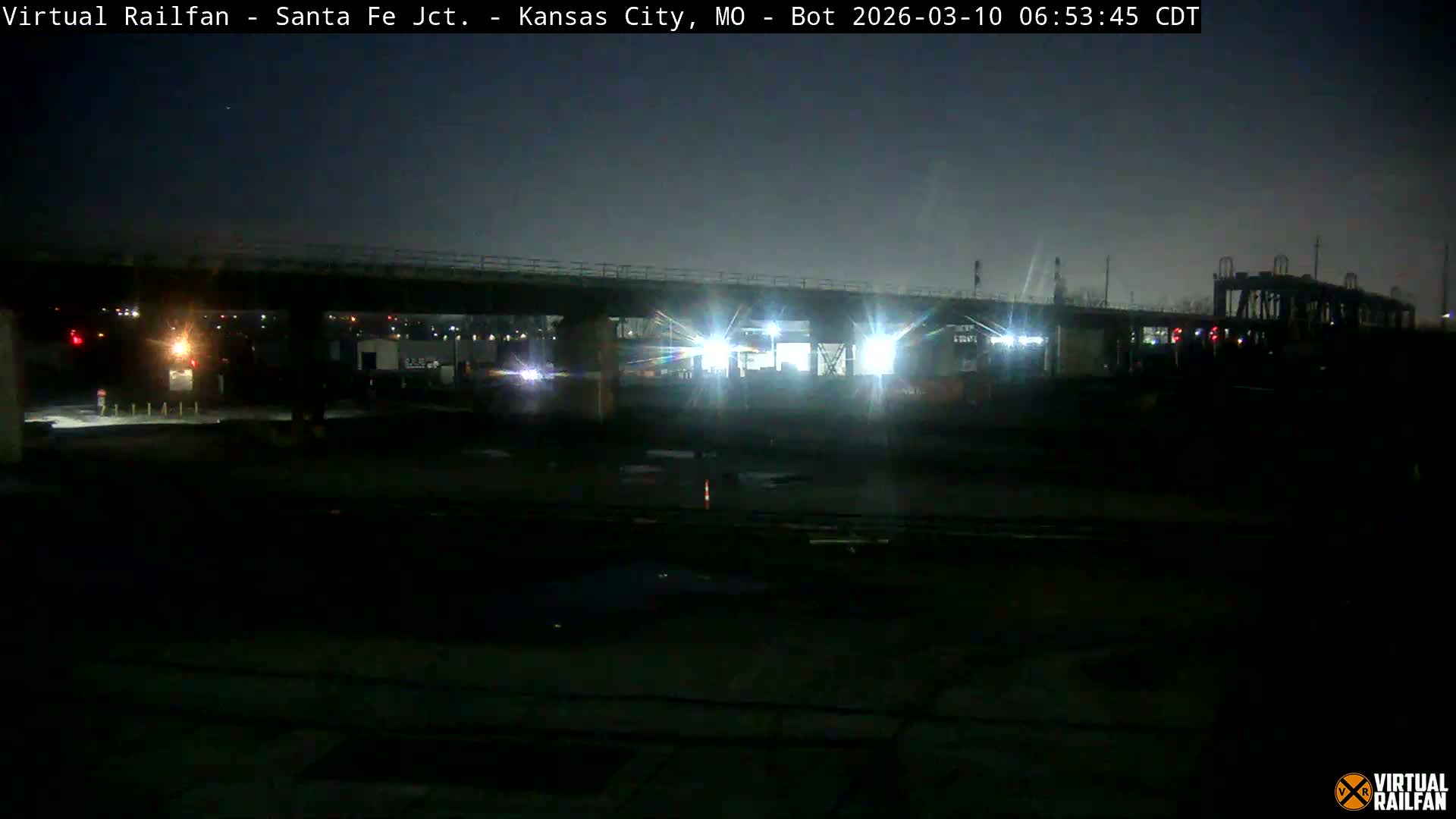 Kansas City Santa Fe Railway Junction Live Cam - Kansas City, Jackson, Missouri, USA 