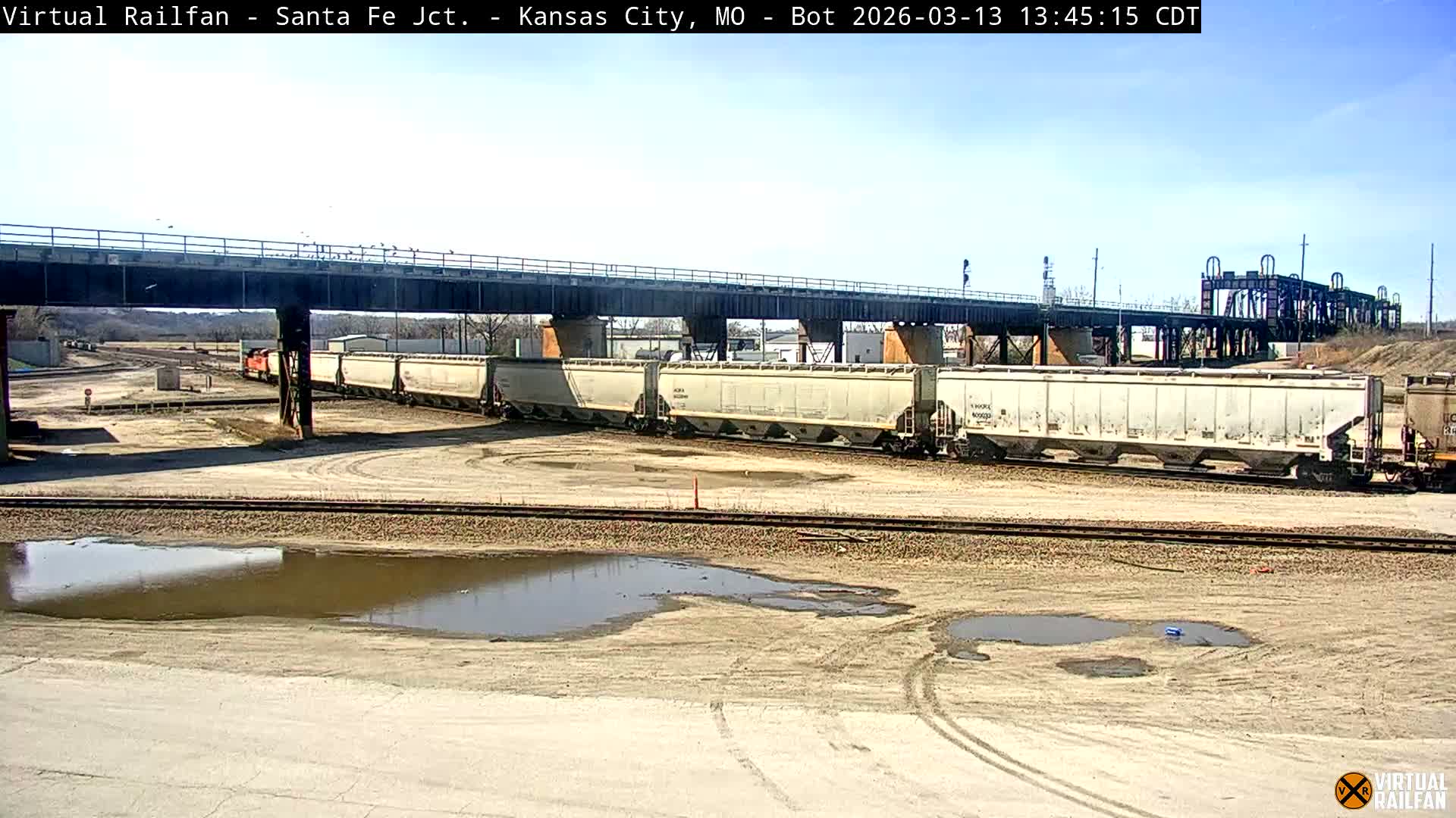 Kansas City Santa Fe Railway Junction Live Cam - Kansas City, Jackson, Missouri, USA 