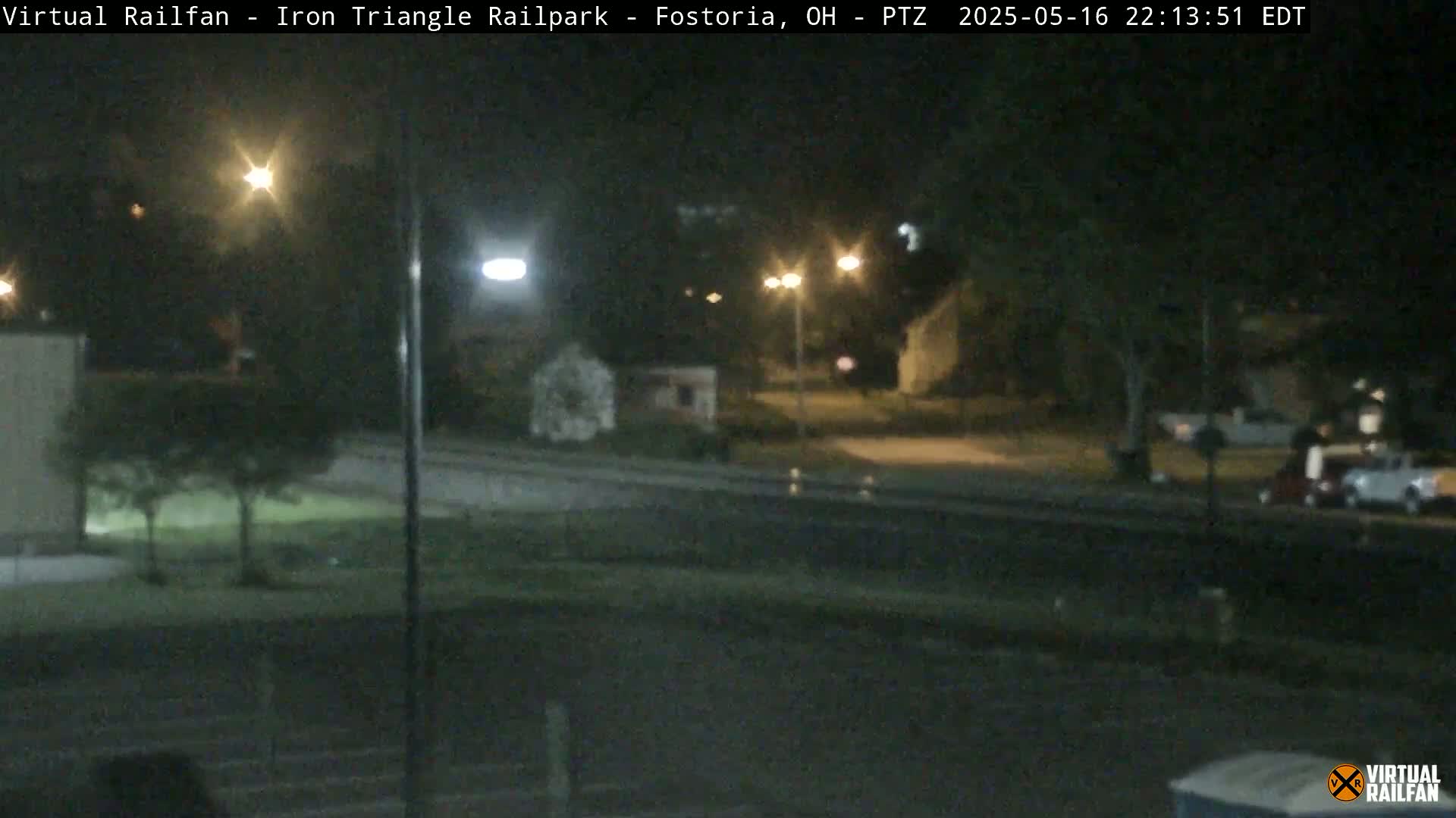 Fostoria Iron Triangle Railpark  & Railroad Crossing Live Cam -Fostoria , Seneca, Ohio, USA