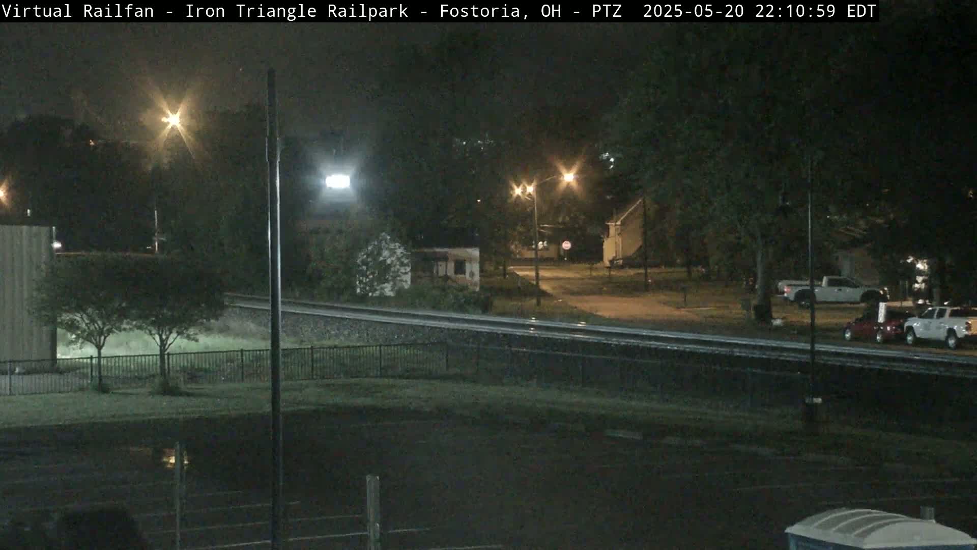 Fostoria Iron Triangle Railpark  & Railroad Crossing Live Cam -Fostoria , Seneca, Ohio, USA