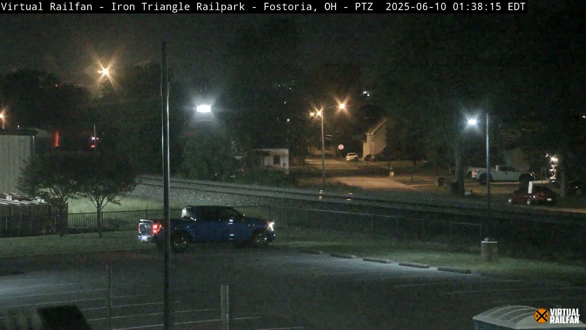 Fostoria Iron Triangle Railpark  & Railroad Crossing Live Cam -Fostoria , Seneca, Ohio, USA