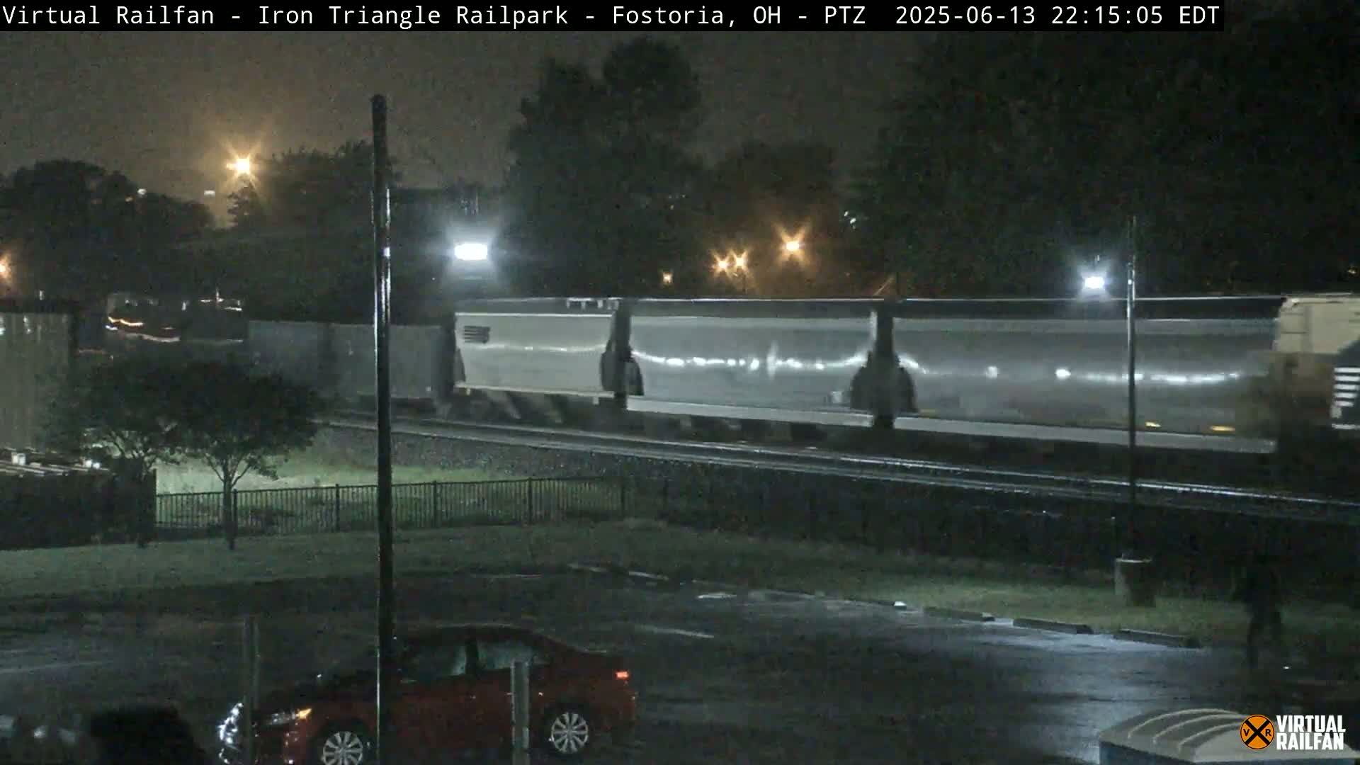 Fostoria Iron Triangle Railpark  & Railroad Crossing Live Cam -Fostoria , Seneca, Ohio, USA