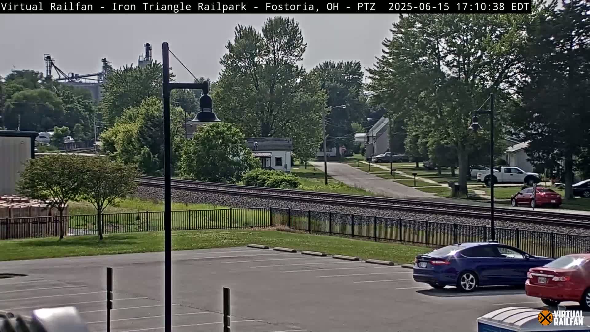 Fostoria Iron Triangle Railpark  & Railroad Crossing Live Cam -Fostoria , Seneca, Ohio, USA