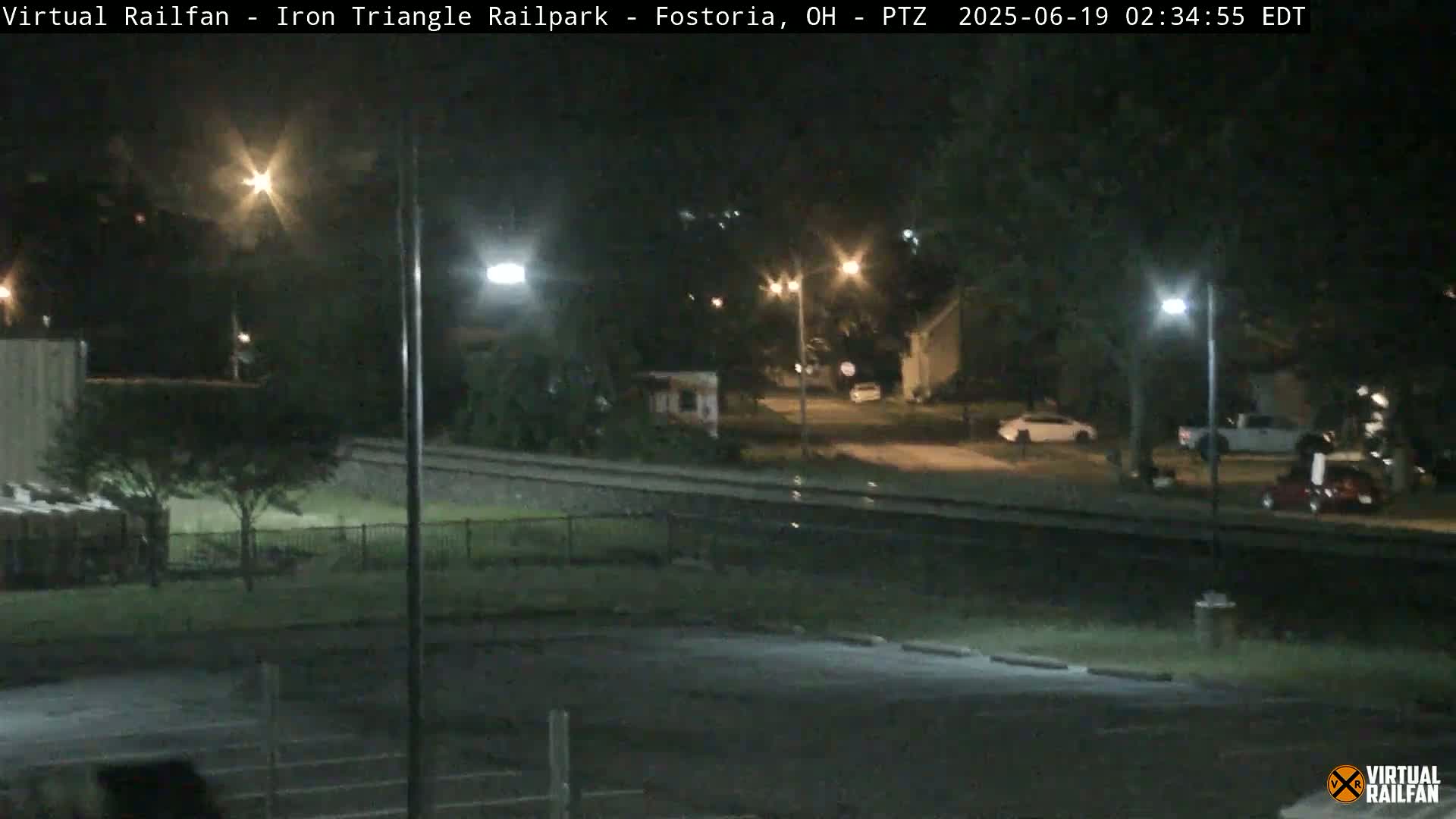 Fostoria Iron Triangle Railpark  & Railroad Crossing Live Cam -Fostoria , Seneca, Ohio, USA