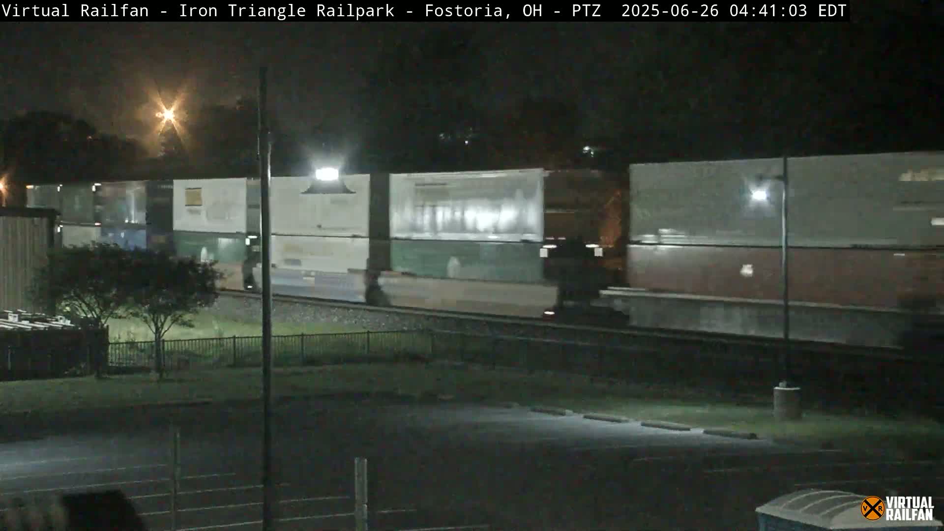 Fostoria Iron Triangle Railpark  & Railroad Crossing Live Cam -Fostoria , Seneca, Ohio, USA