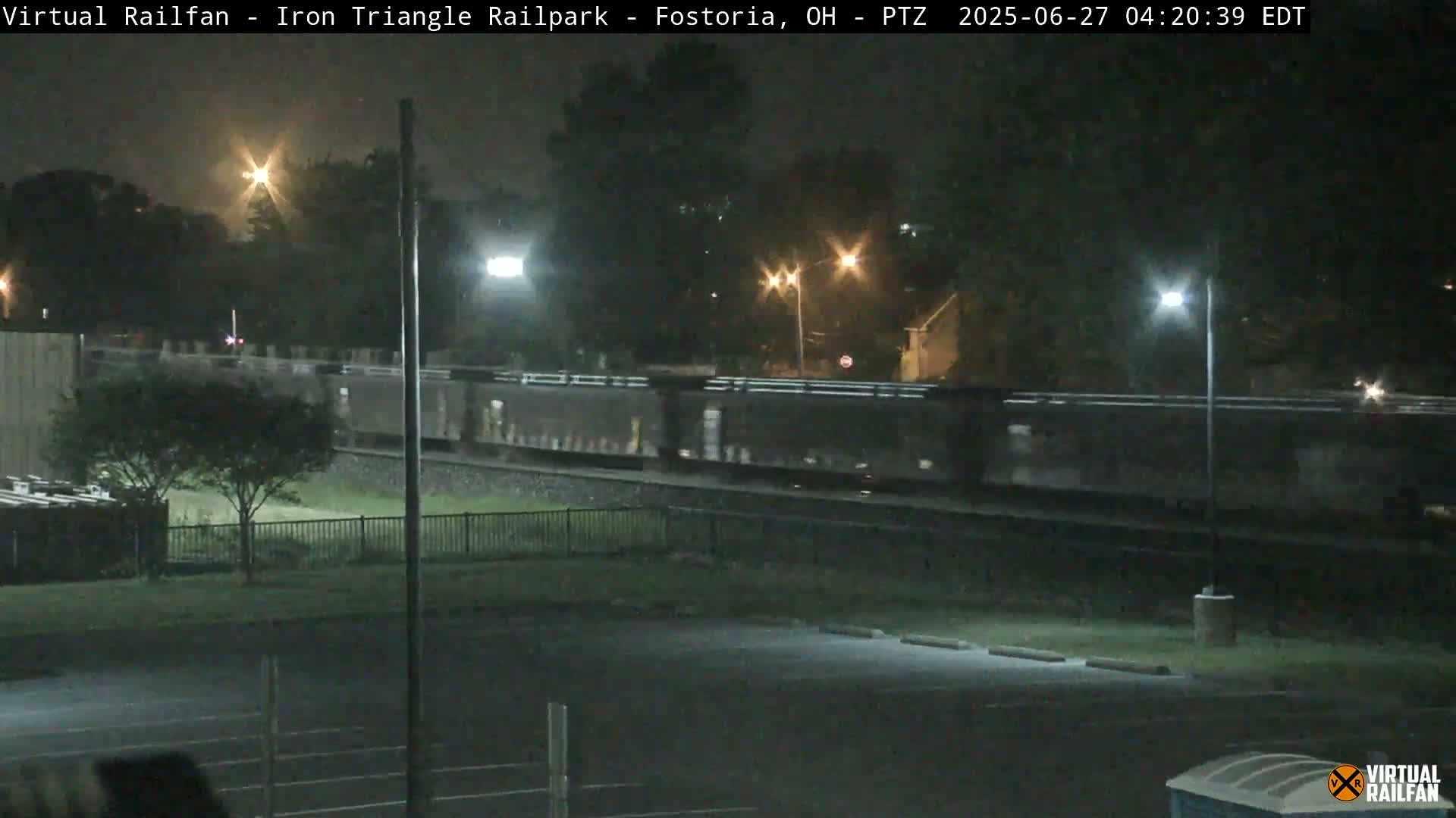 Fostoria Iron Triangle Railpark  & Railroad Crossing Live Cam -Fostoria , Seneca, Ohio, USA