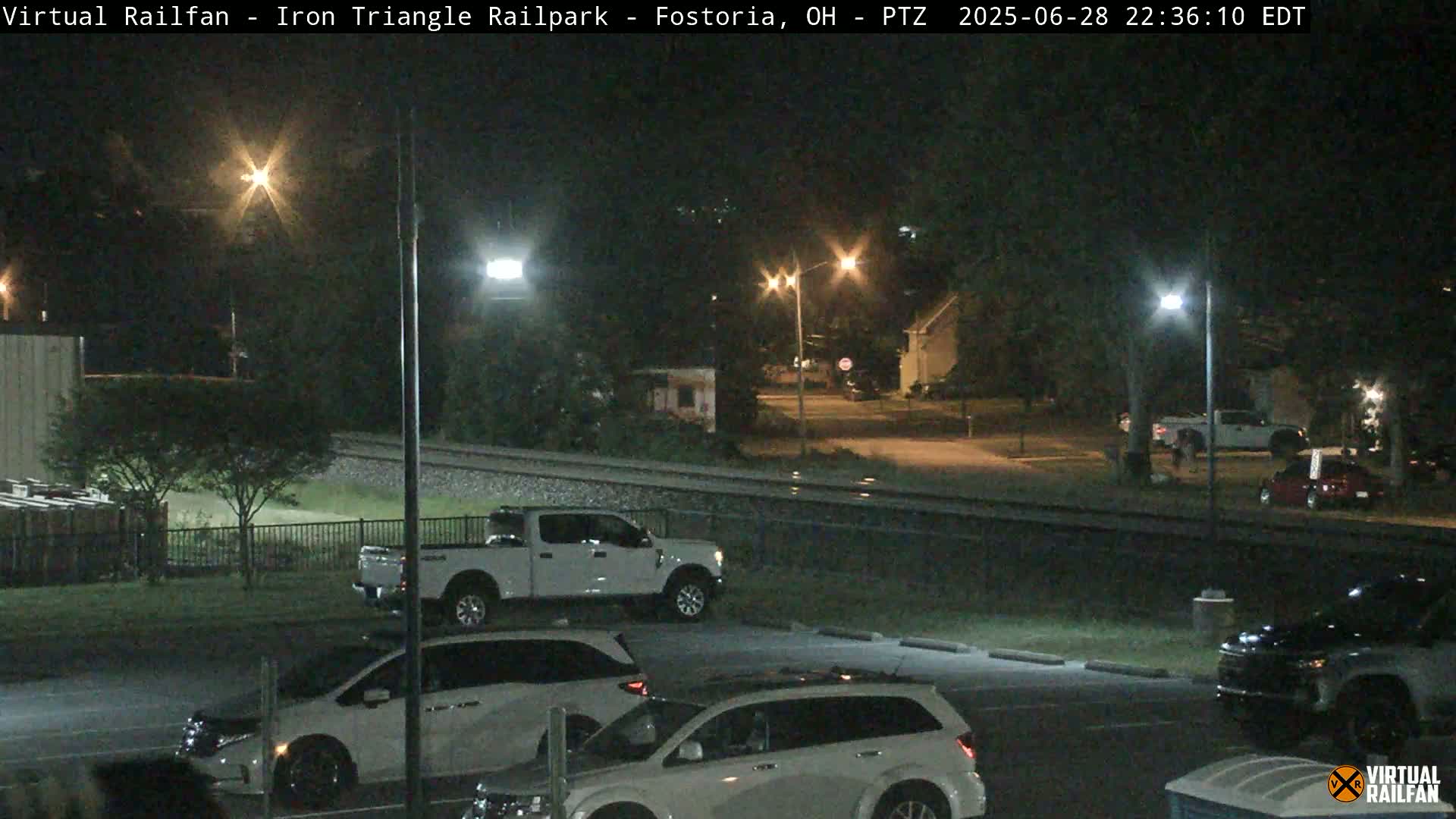 Fostoria Iron Triangle Railpark  & Railroad Crossing Live Cam -Fostoria , Seneca, Ohio, USA