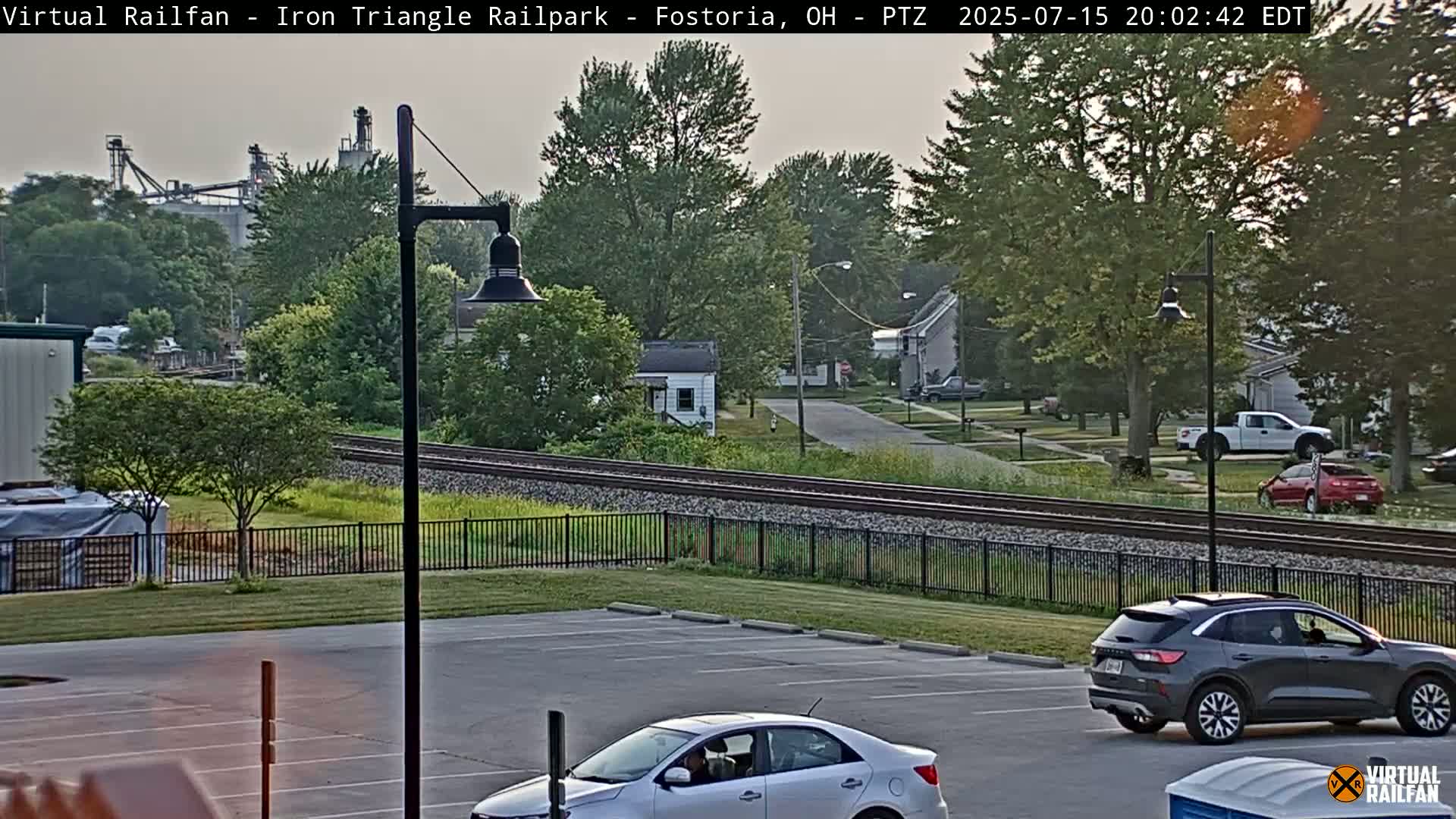 Fostoria Iron Triangle Railpark  & Railroad Crossing Live Cam -Fostoria , Seneca, Ohio, USA