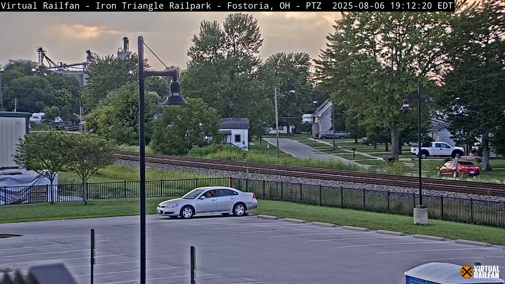 Fostoria Iron Triangle Railpark  & Railroad Crossing Live Cam -Fostoria , Seneca, Ohio, USA