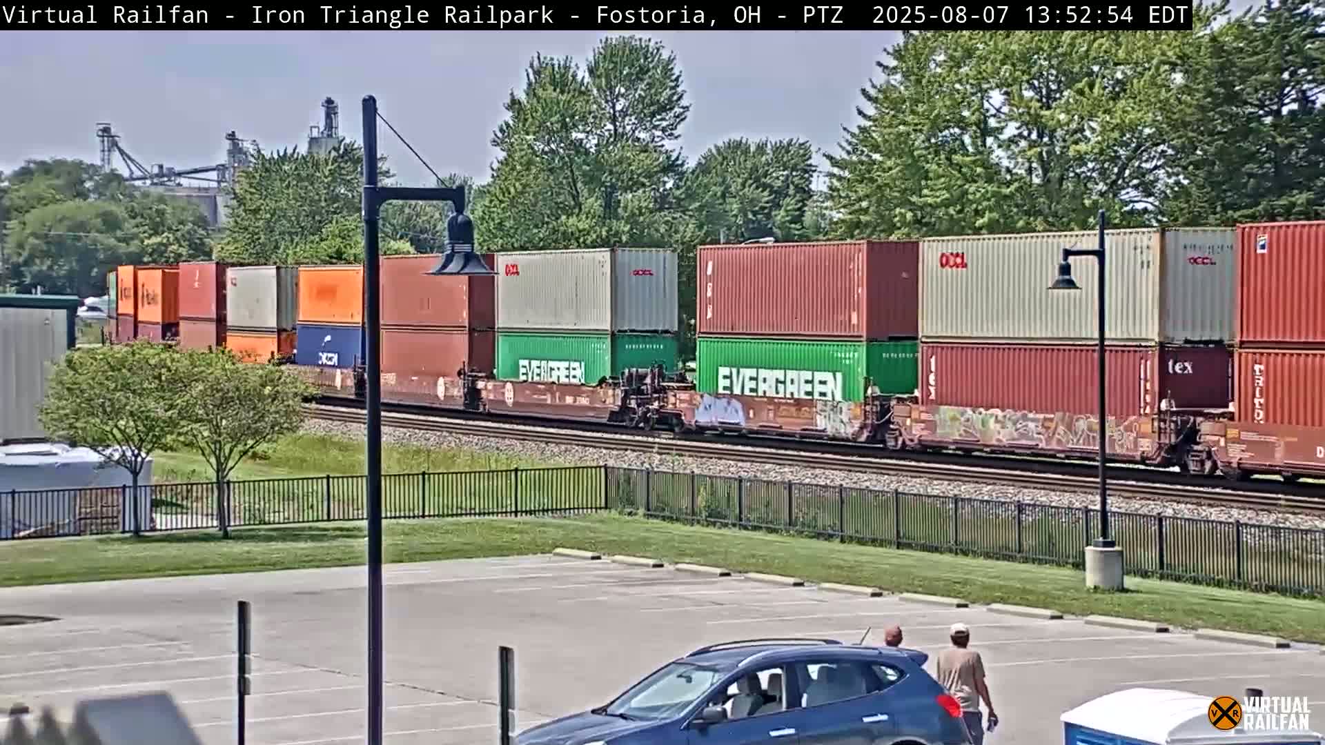 Fostoria Iron Triangle Railpark  & Railroad Crossing Live Cam -Fostoria , Seneca, Ohio, USA