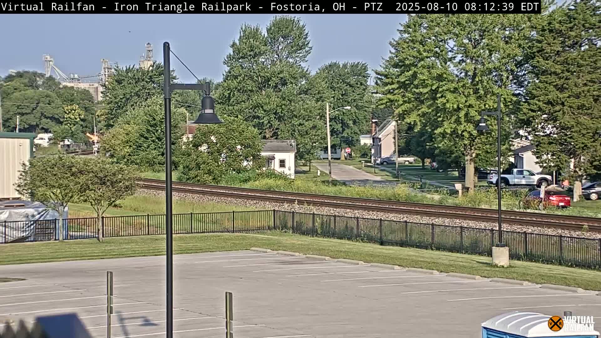 Fostoria Iron Triangle Railpark  & Railroad Crossing Live Cam -Fostoria , Seneca, Ohio, USA