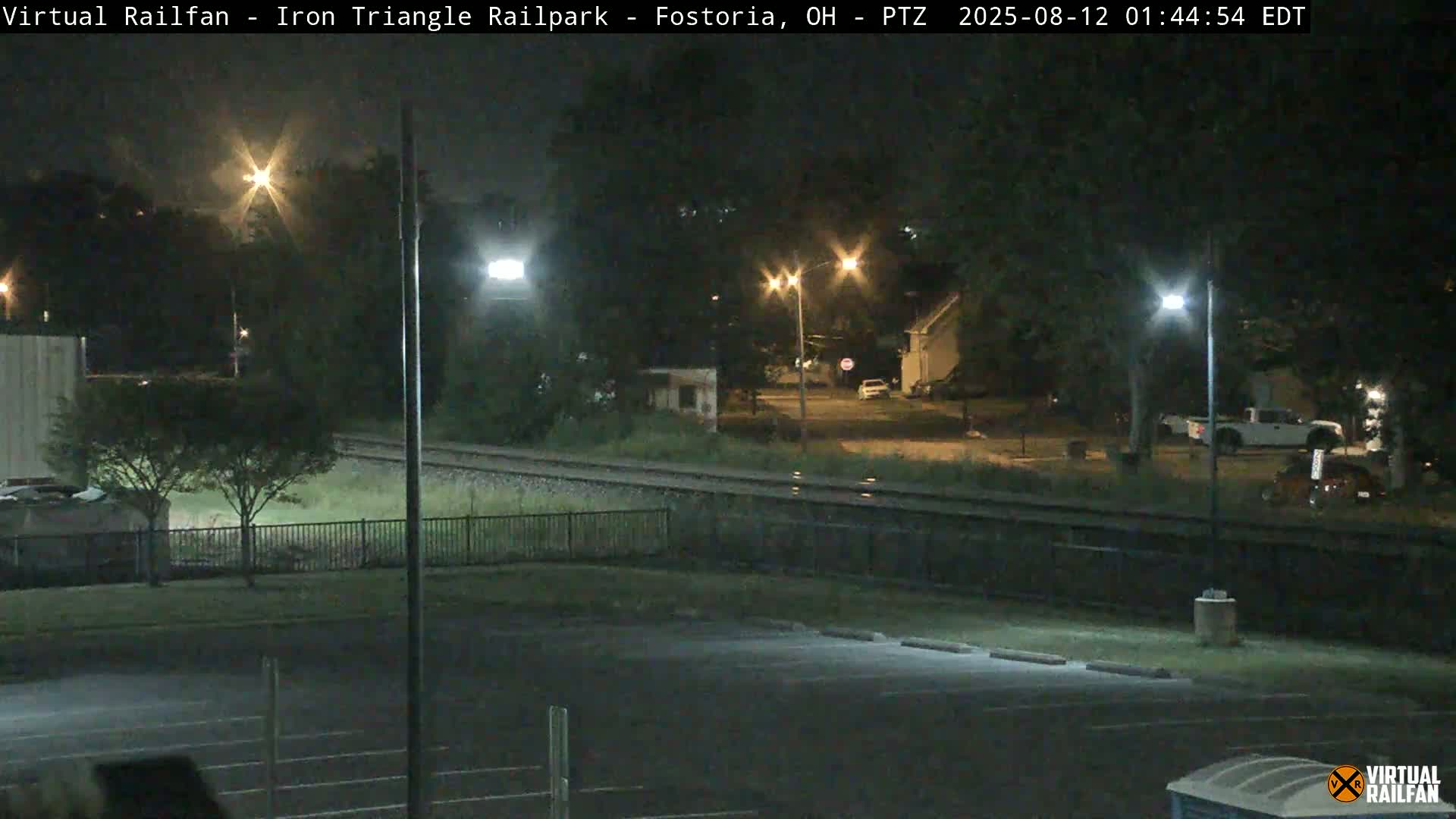 Fostoria Iron Triangle Railpark  & Railroad Crossing Live Cam -Fostoria , Seneca, Ohio, USA