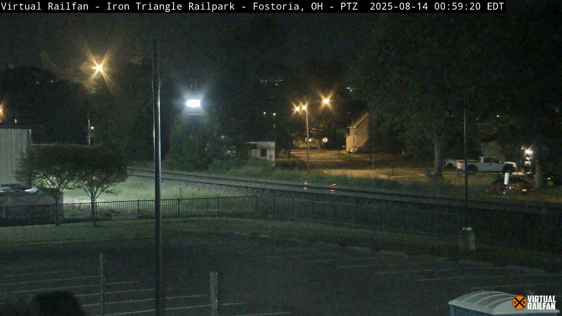 Fostoria Iron Triangle Railpark  & Railroad Crossing Live Cam -Fostoria , Seneca, Ohio, USA